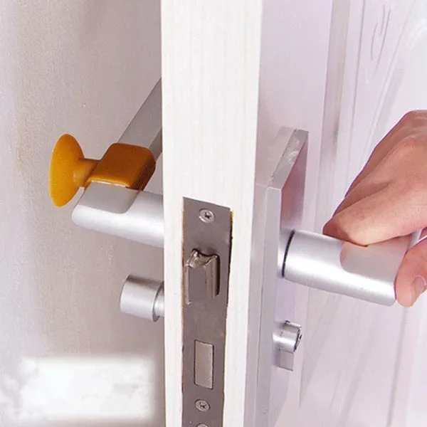1442 Door Stopper Mini Anti-Collision Silicone Door Handle Crash Pad
