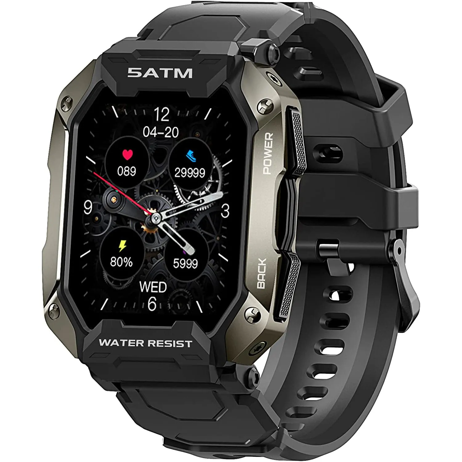 1.71" Tactical Military Sports Smart Watch