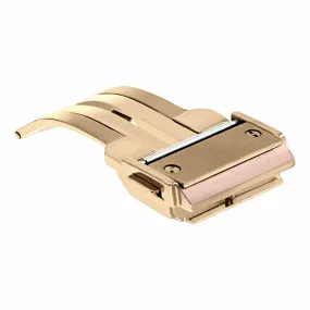 18MM DEPLOYMENT PUSH BUTTON CLASP BUCKLE STRAP FOR HUBLOT BIG BANG WATCH ROSE