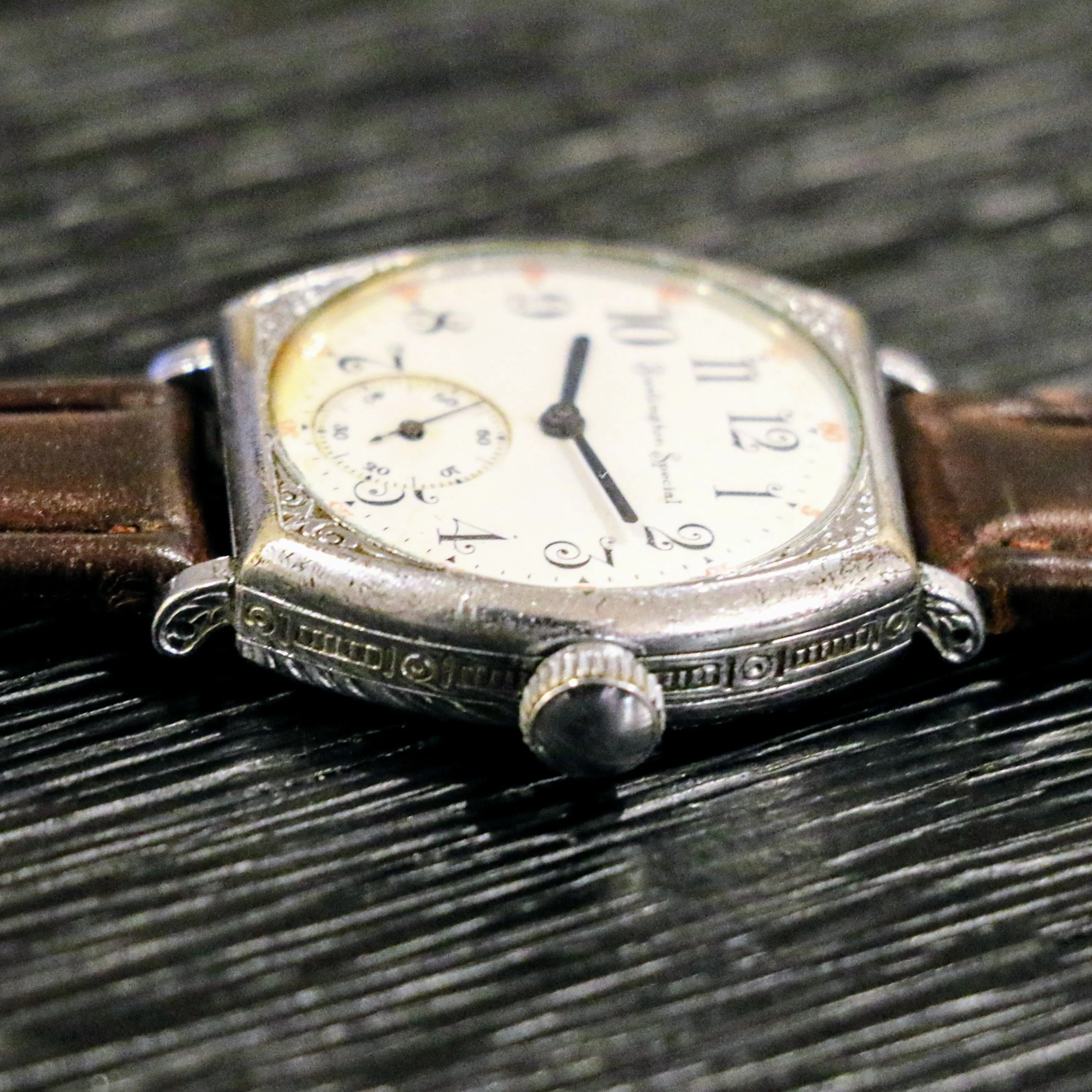 1907 BURLINGTON SPECIAL Art Deco Wristwatch Grade 37 U.S.A. Watch