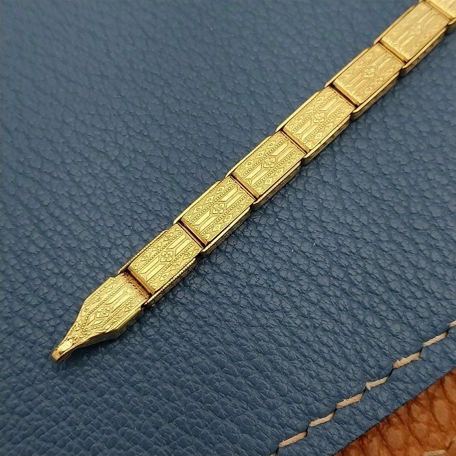 1910s-1920s 12k Gold-Filled Ladies Sturdymaid Filigree Unused Vintage Watch Band