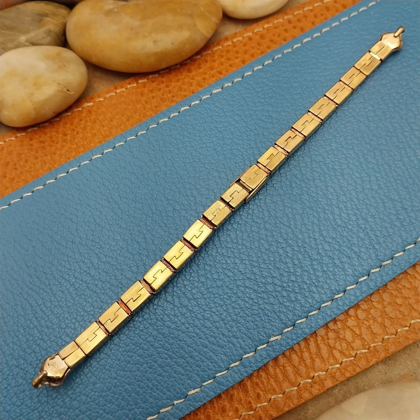 1910s-1920s 12k Rose Gold-Filled Ladies Filigree Unused Antique Watch Band