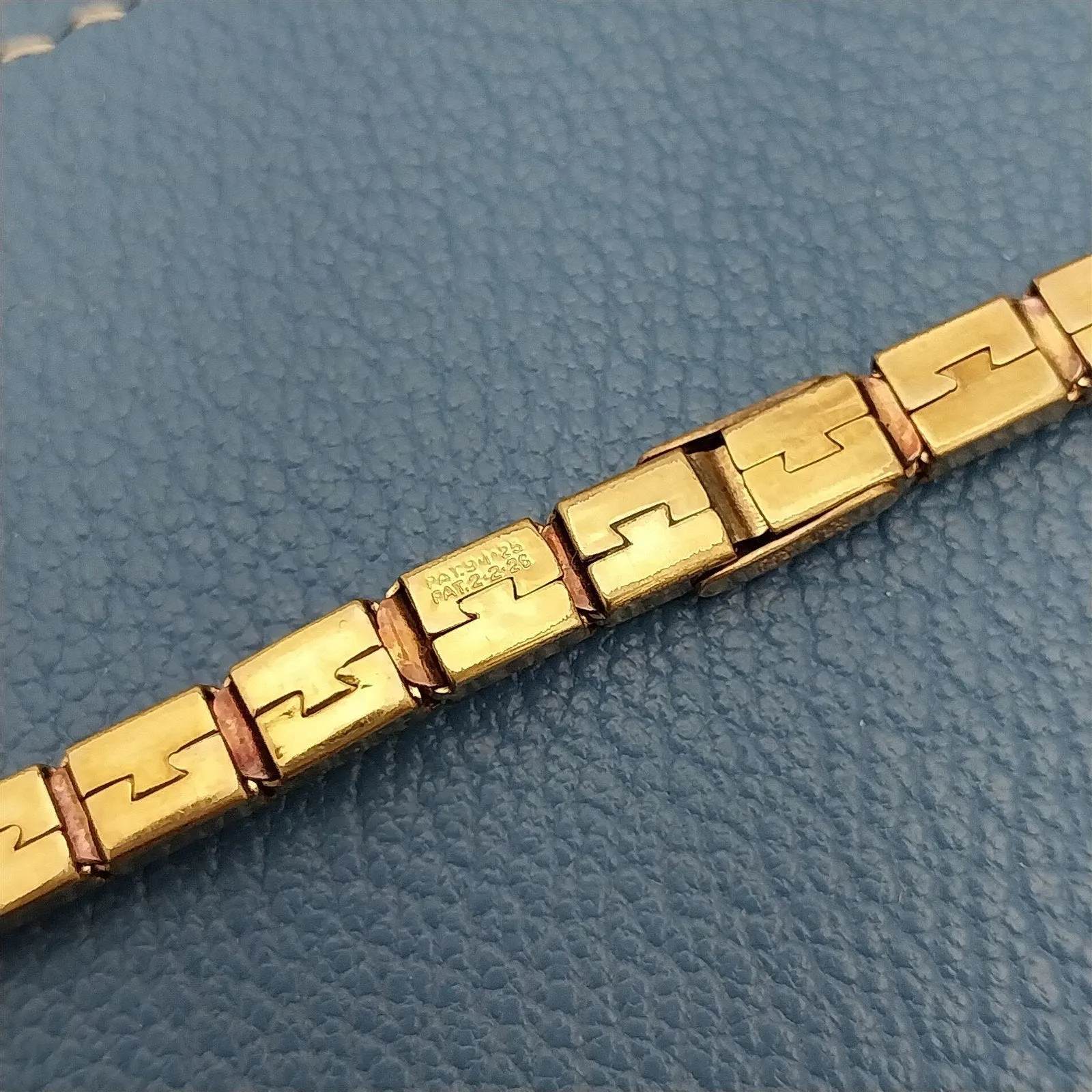 1910s-1920s 12k Rose Gold-Filled Ladies Filigree Unused Antique Watch Band