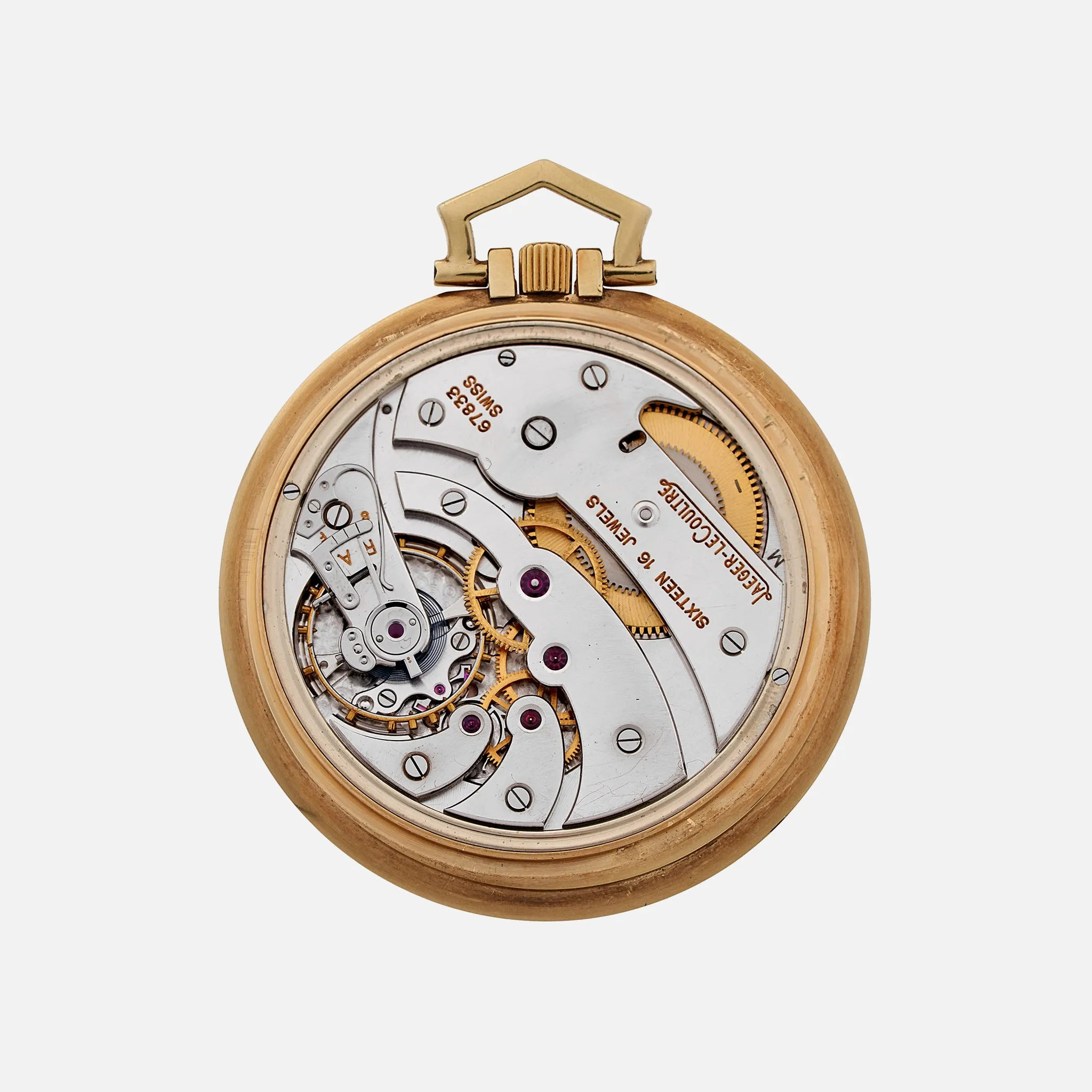 1930s Jaeger-LeCoultre Pocket Watch With Sector Dial