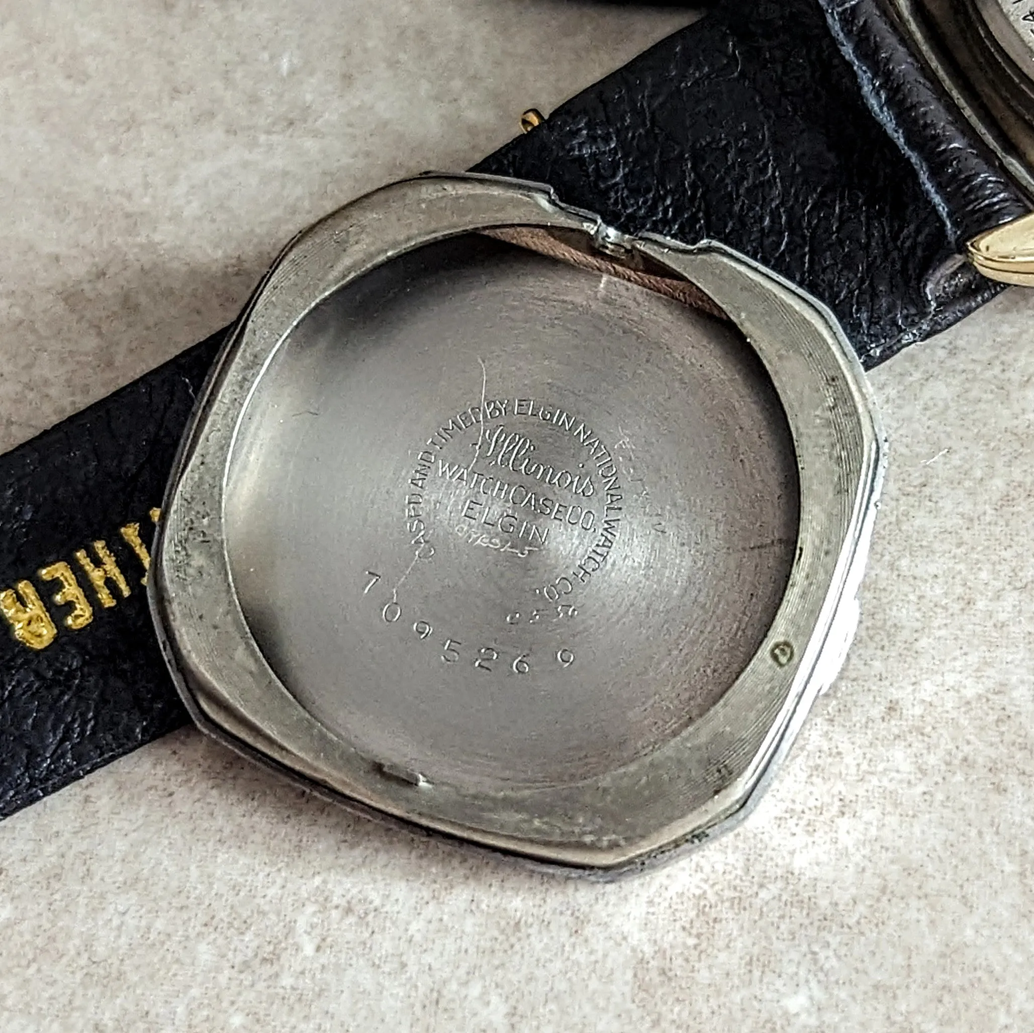 1941 ELGIN Watch Grade 554 Model 7 15 Jewels U.S.A Made Vintage Wristwatch