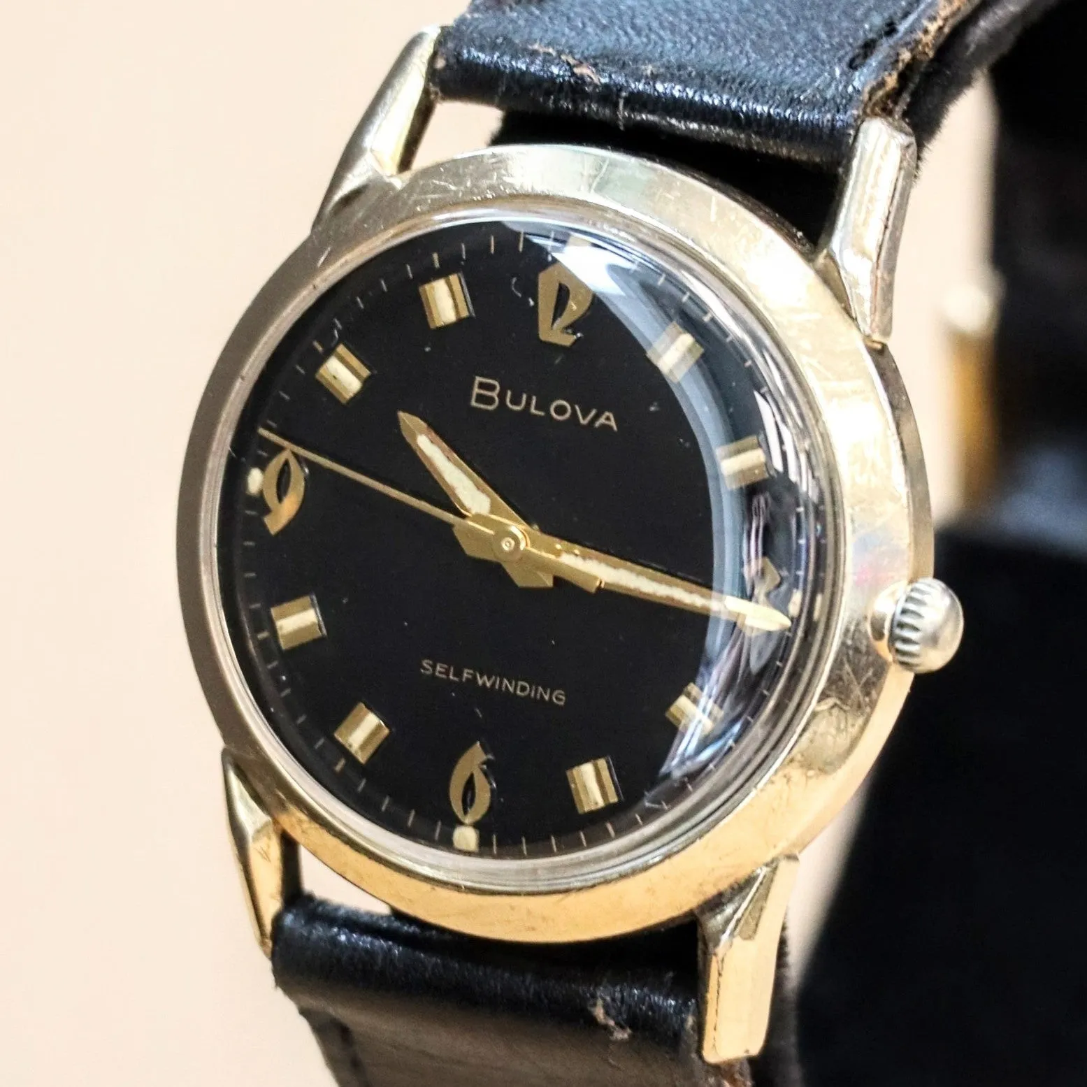 1967 BULOVA Sea Flight "M" Selfwinding Watch 17 Jewels Cal. 11ALAC Automatic Wristwatch