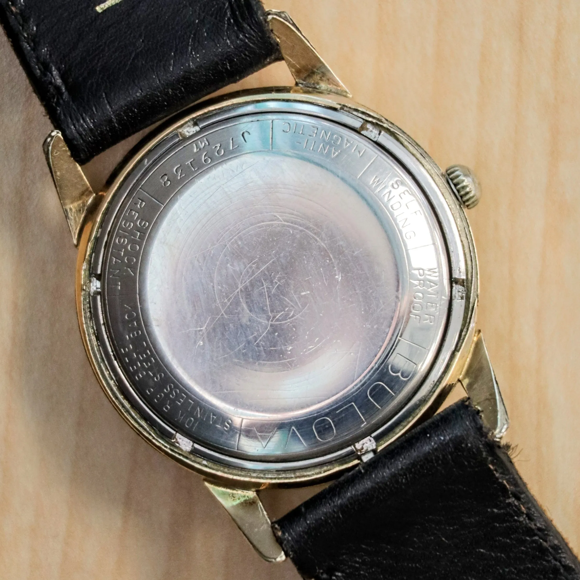 1967 BULOVA Sea Flight "M" Selfwinding Watch 17 Jewels Cal. 11ALAC Automatic Wristwatch