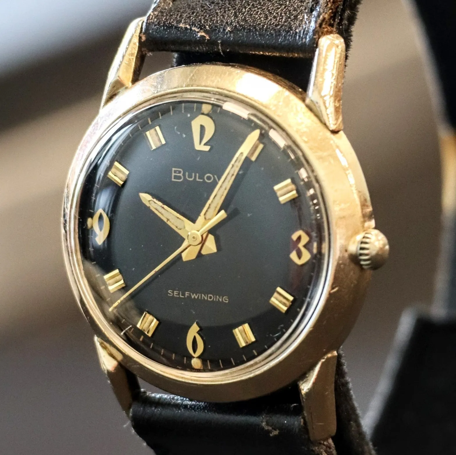 1967 BULOVA Sea Flight "M" Selfwinding Watch 17 Jewels Cal. 11ALAC Automatic Wristwatch