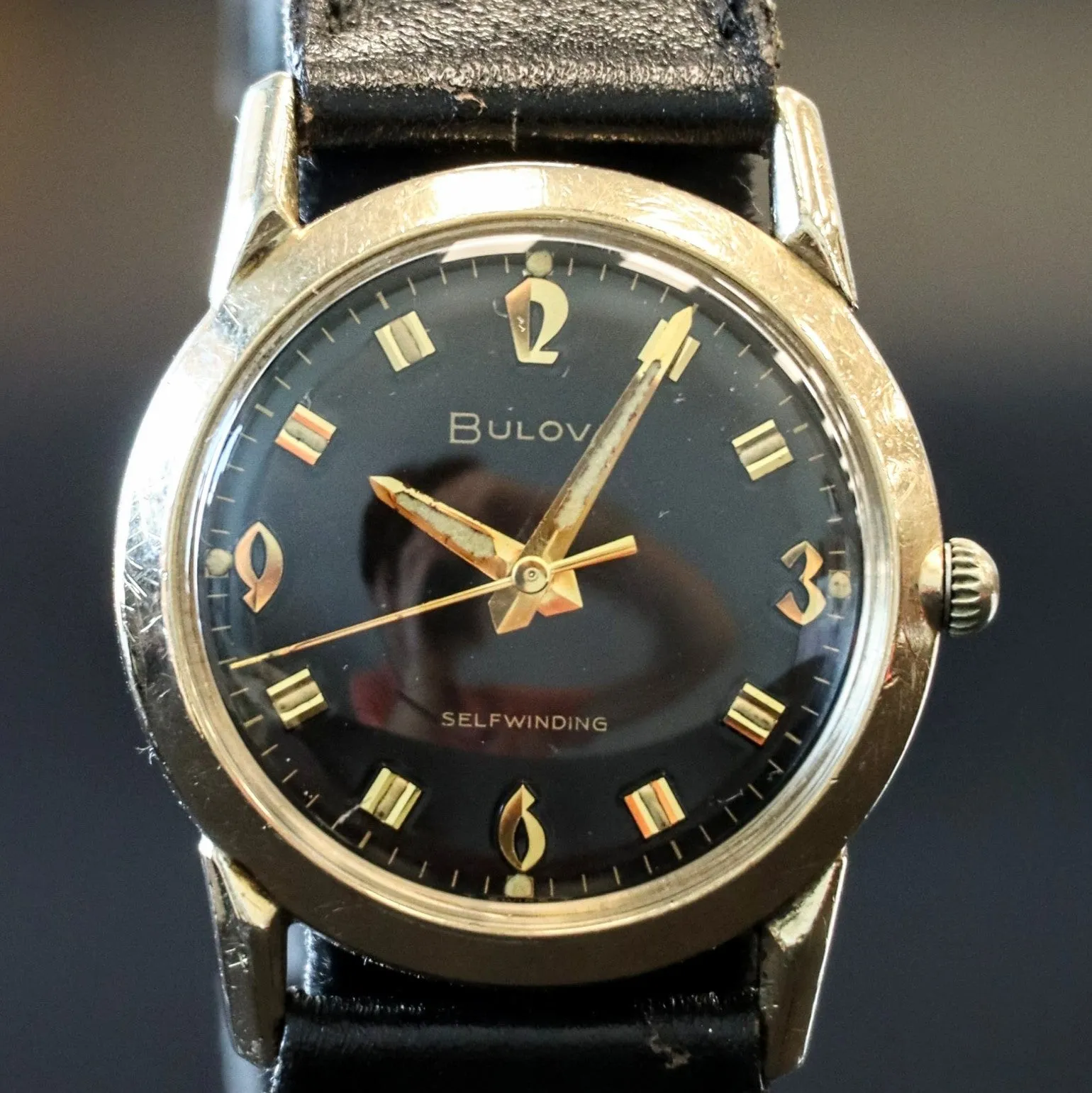 1967 BULOVA Sea Flight "M" Selfwinding Watch 17 Jewels Cal. 11ALAC Automatic Wristwatch