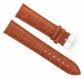 19MM LEATHER WATCH STRAP BAND FOR 34MM ROLEX DATE 5700 5701 AIR KING 1500 TAN