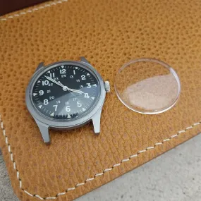 2 Crystals for Benrus DTU-2A/P MIL-W-3818B Military Watch New Unused