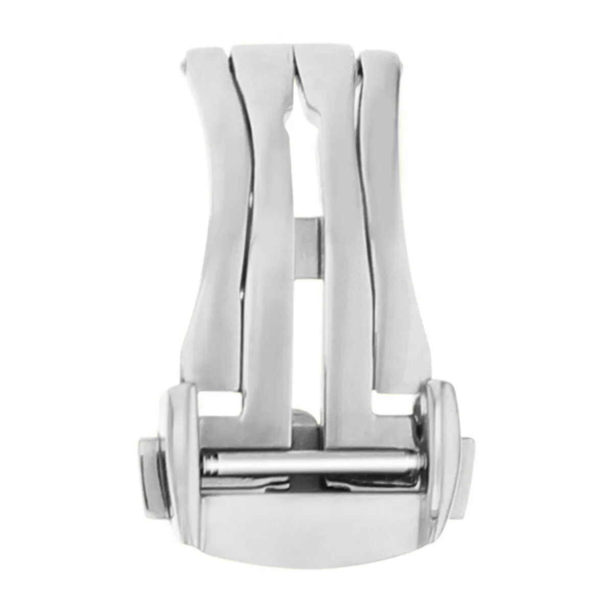 20MM STEEL BUCKLE STRAP BAND CLASP LEATHER DEPLOYMENT FOR OMEGA SEAMASTER PLANET