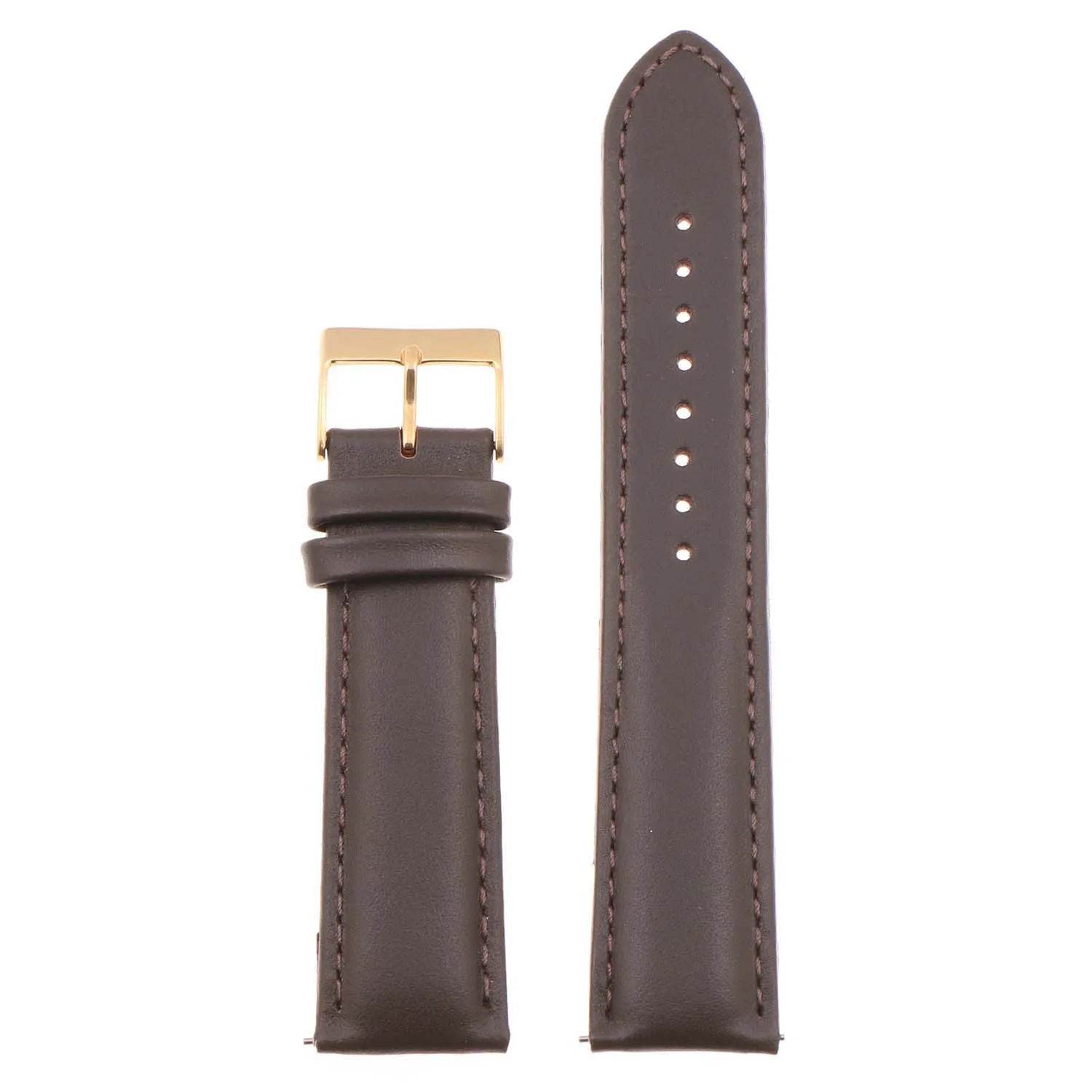 24mm Leather Smart Watch Strap (Short, Standard, Long)
