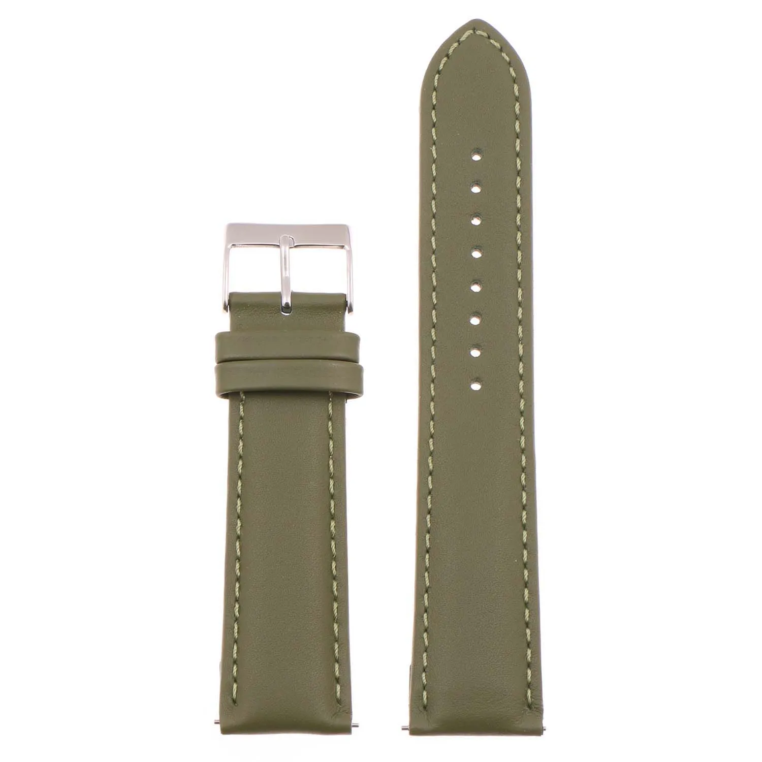 24mm Leather Smart Watch Strap (Short, Standard, Long)