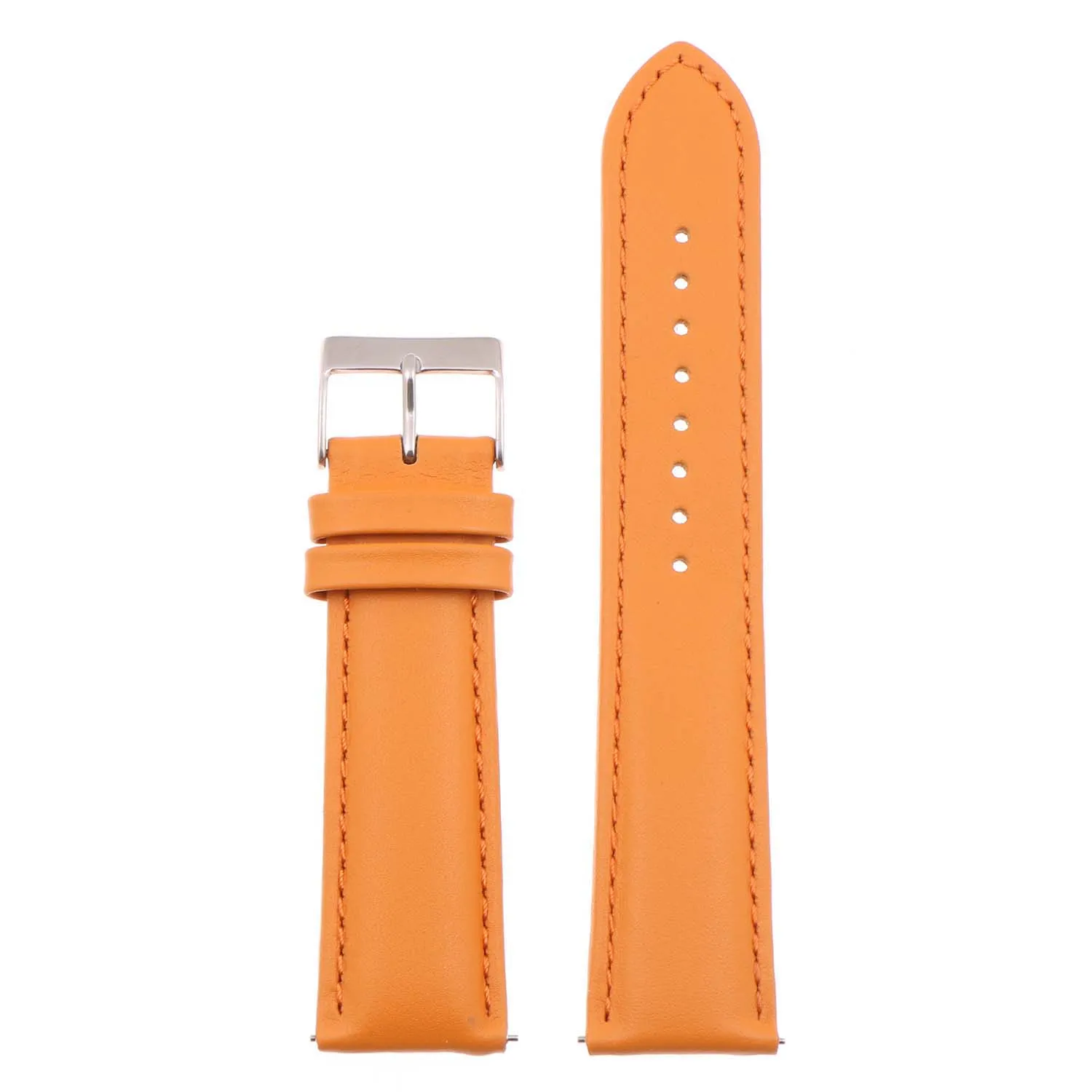 24mm Leather Smart Watch Strap (Short, Standard, Long)