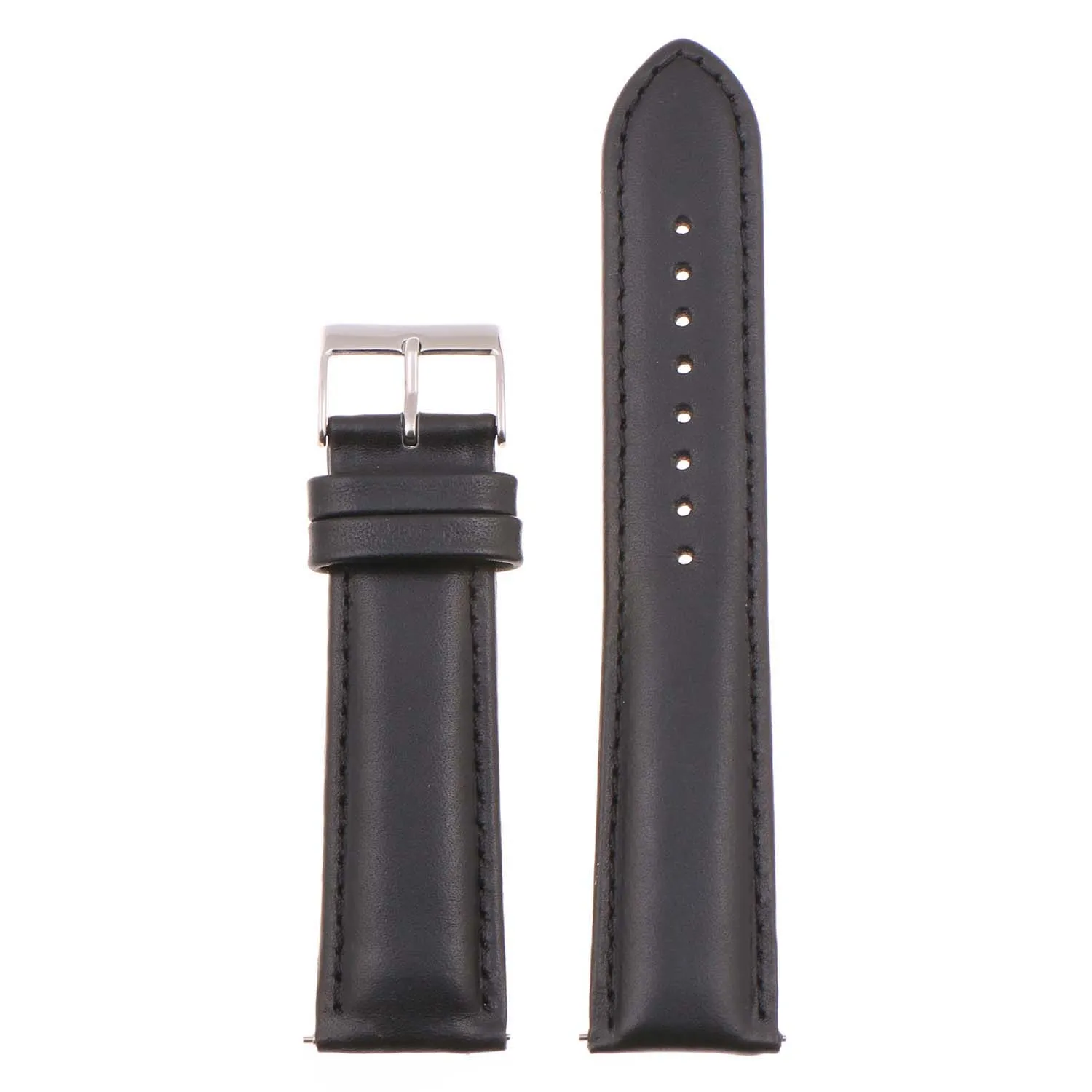 24mm Leather Smart Watch Strap (Short, Standard, Long)