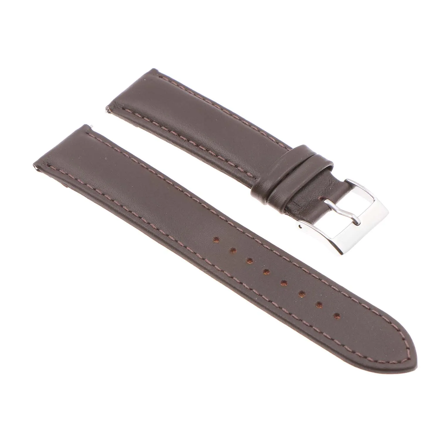 24mm Leather Smart Watch Strap (Short, Standard, Long)