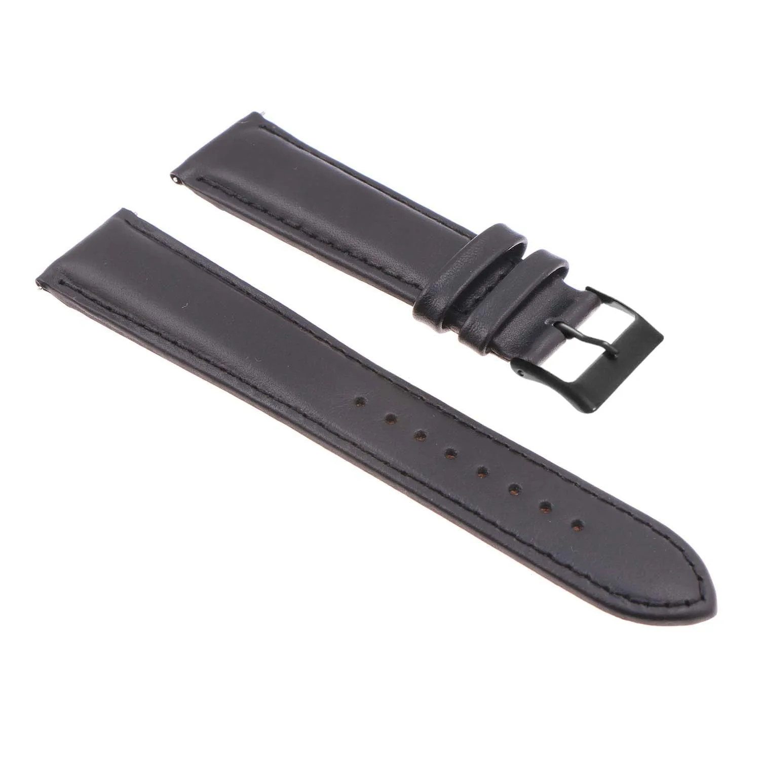 24mm Leather Smart Watch Strap (Short, Standard, Long)
