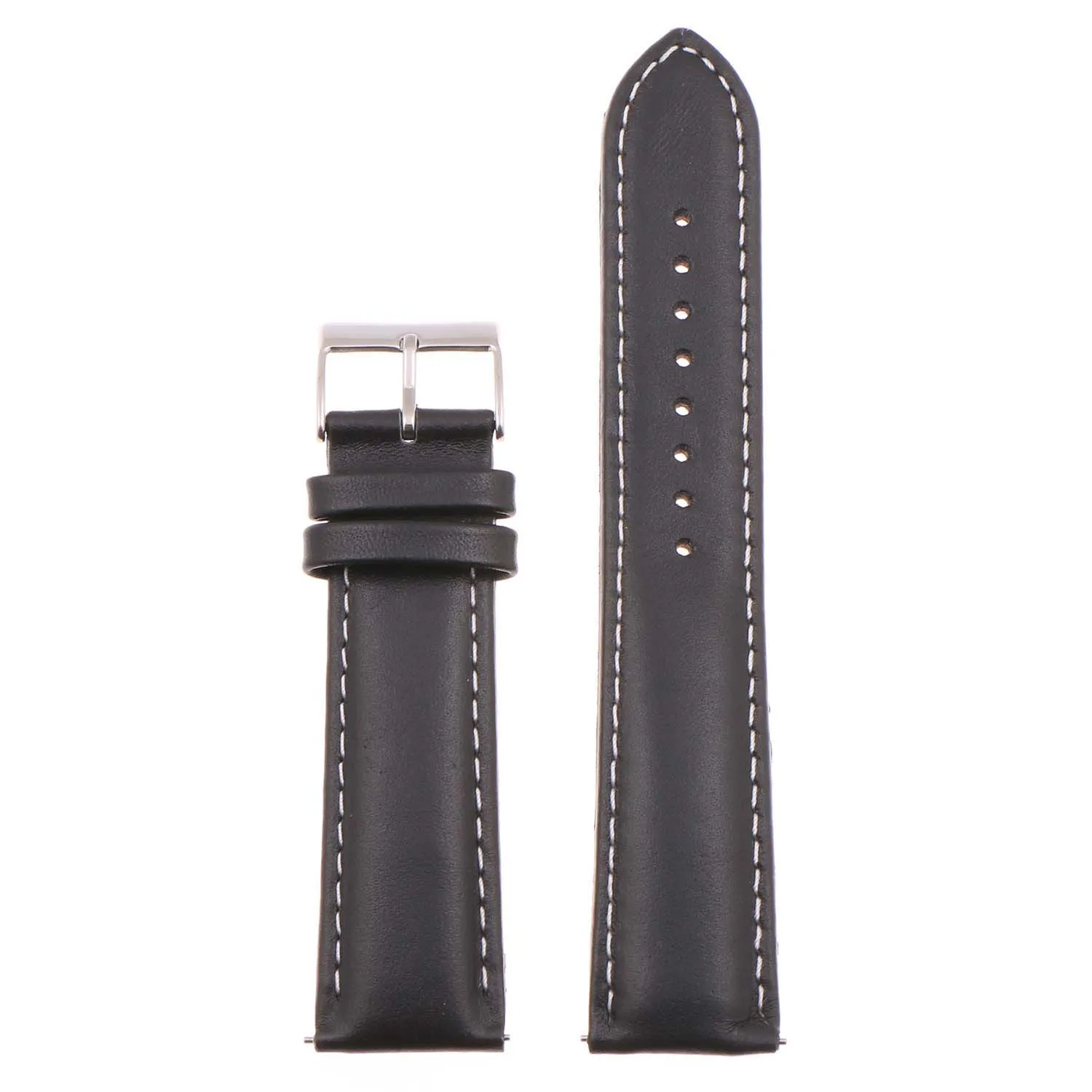 24mm Leather Smart Watch Strap (Short, Standard, Long)