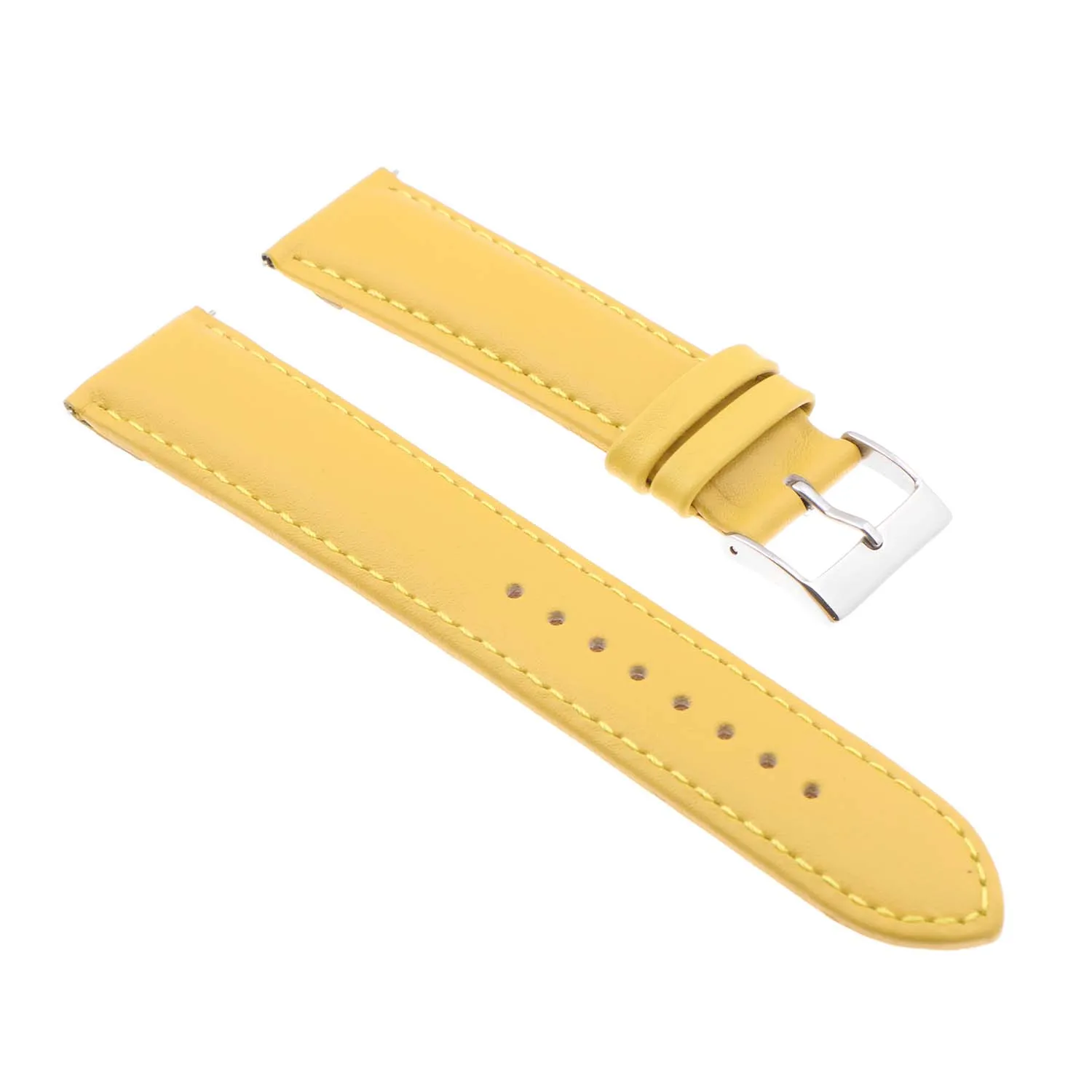 24mm Leather Smart Watch Strap (Short, Standard, Long)