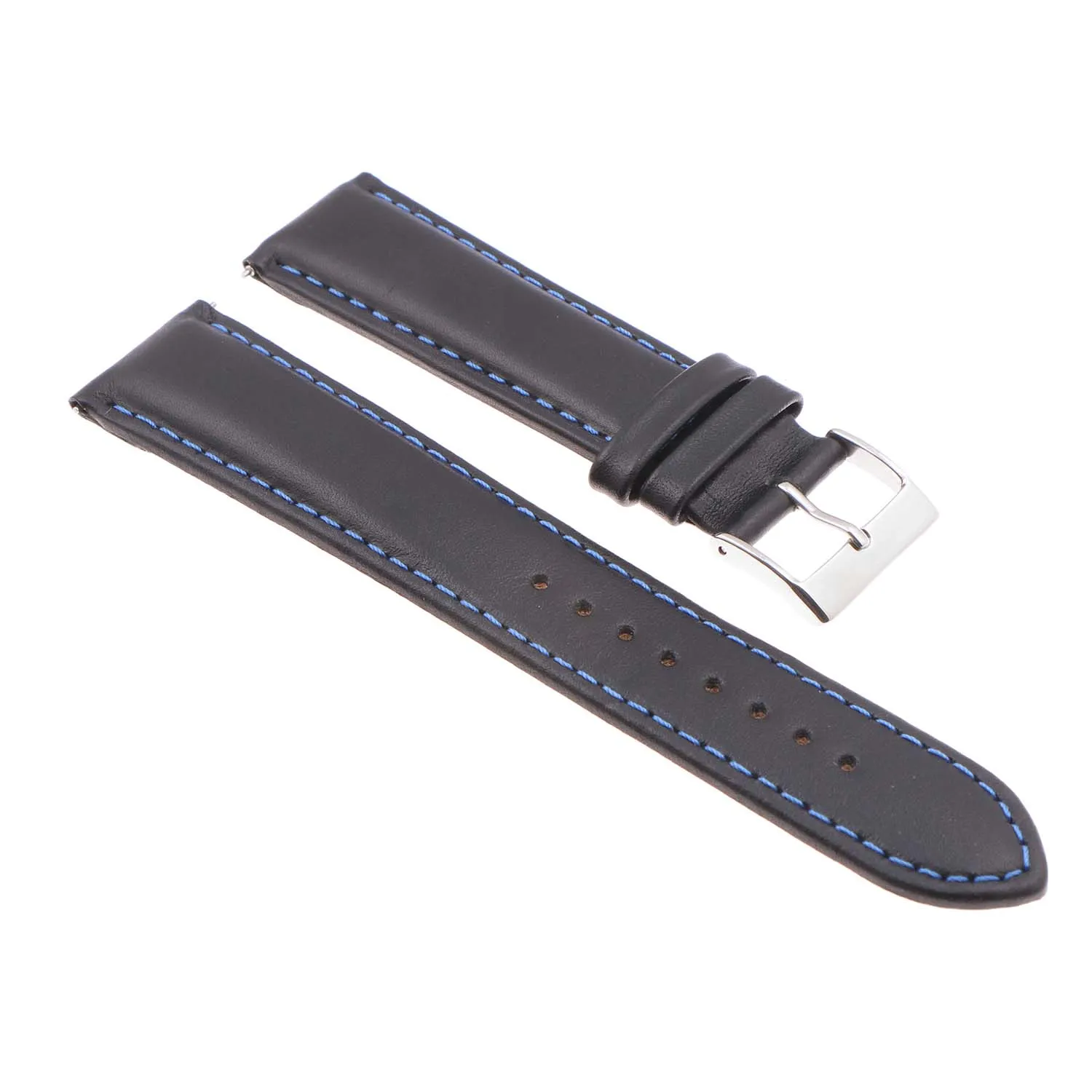 24mm Leather Smart Watch Strap (Short, Standard, Long)