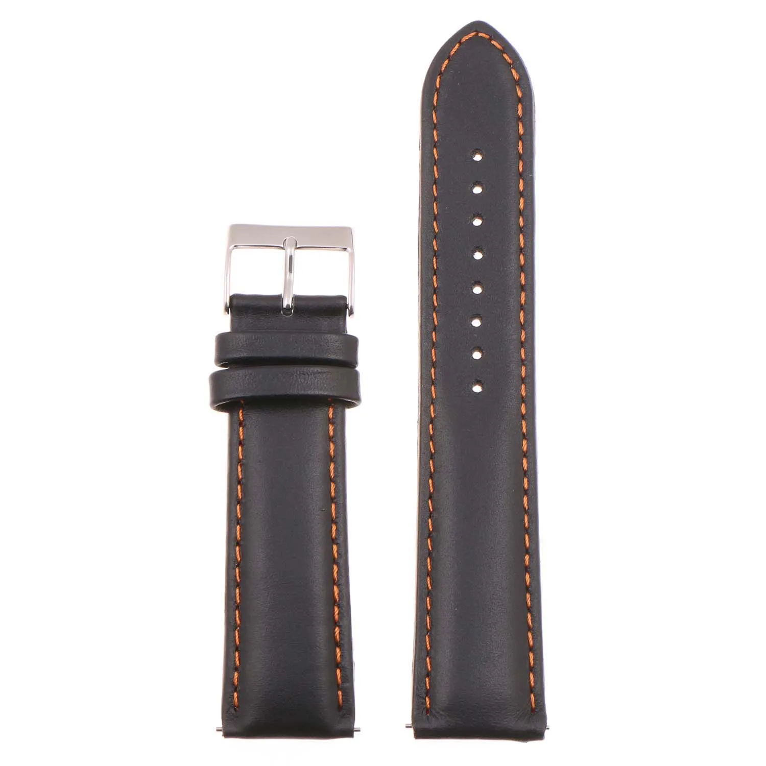 24mm Leather Smart Watch Strap (Short, Standard, Long)
