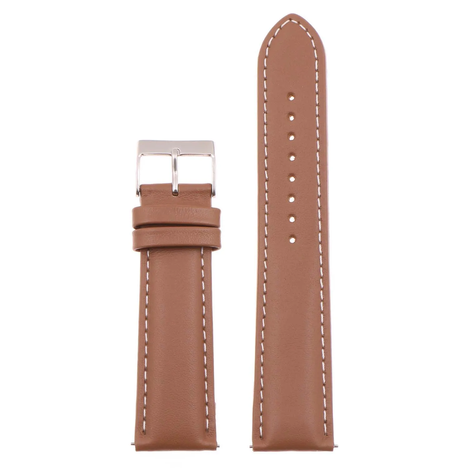 24mm Leather Smart Watch Strap (Short, Standard, Long)