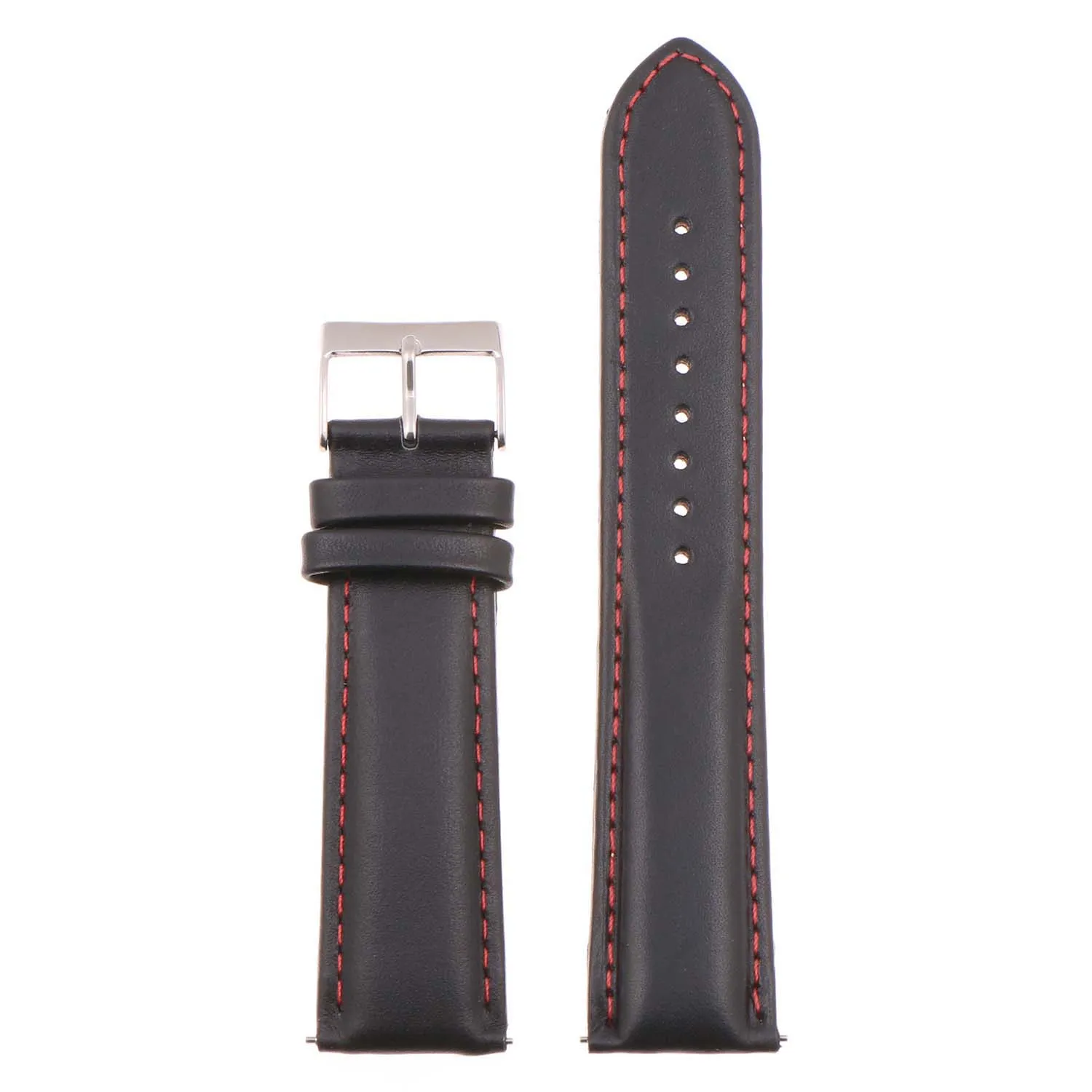 24mm Leather Smart Watch Strap (Short, Standard, Long)