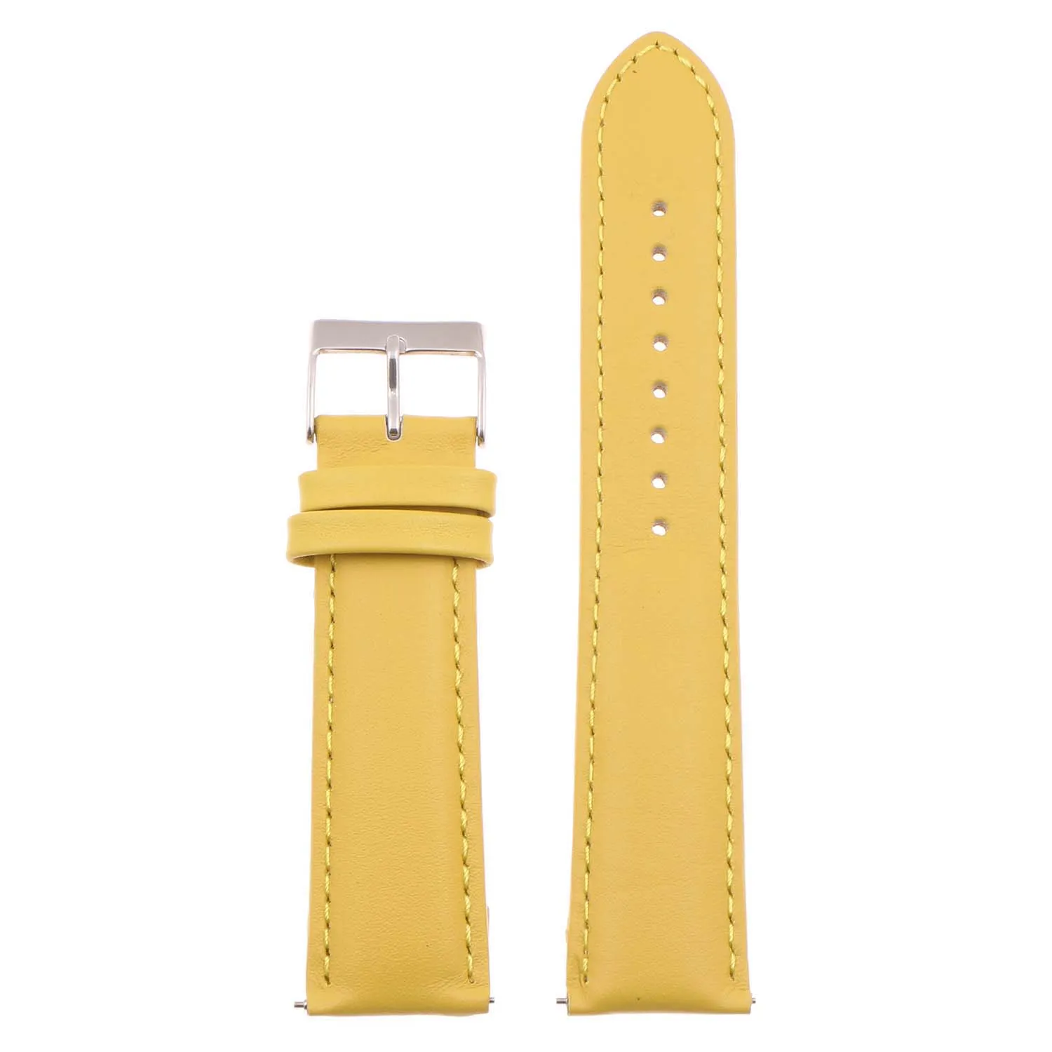 24mm Leather Smart Watch Strap (Short, Standard, Long)