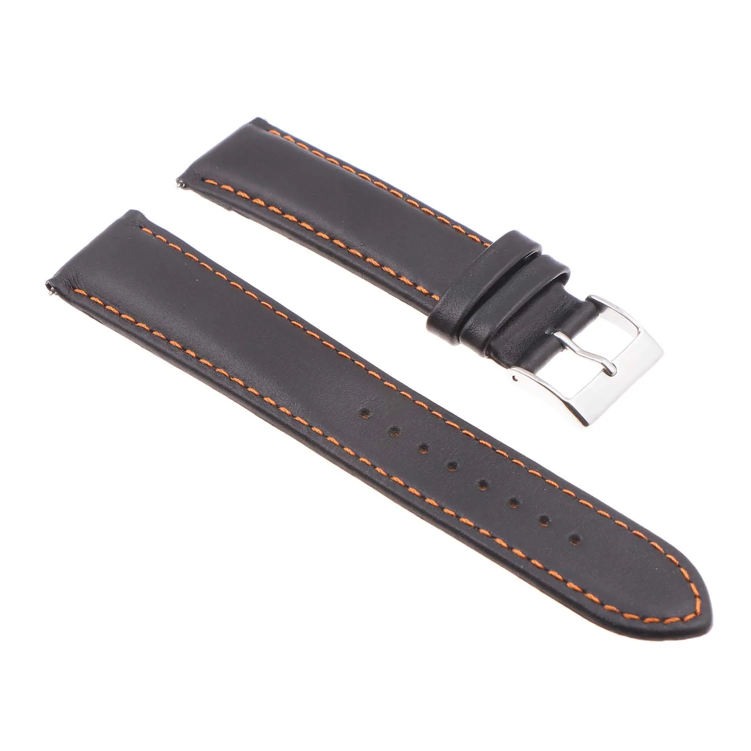 24mm Leather Smart Watch Strap (Short, Standard, Long)