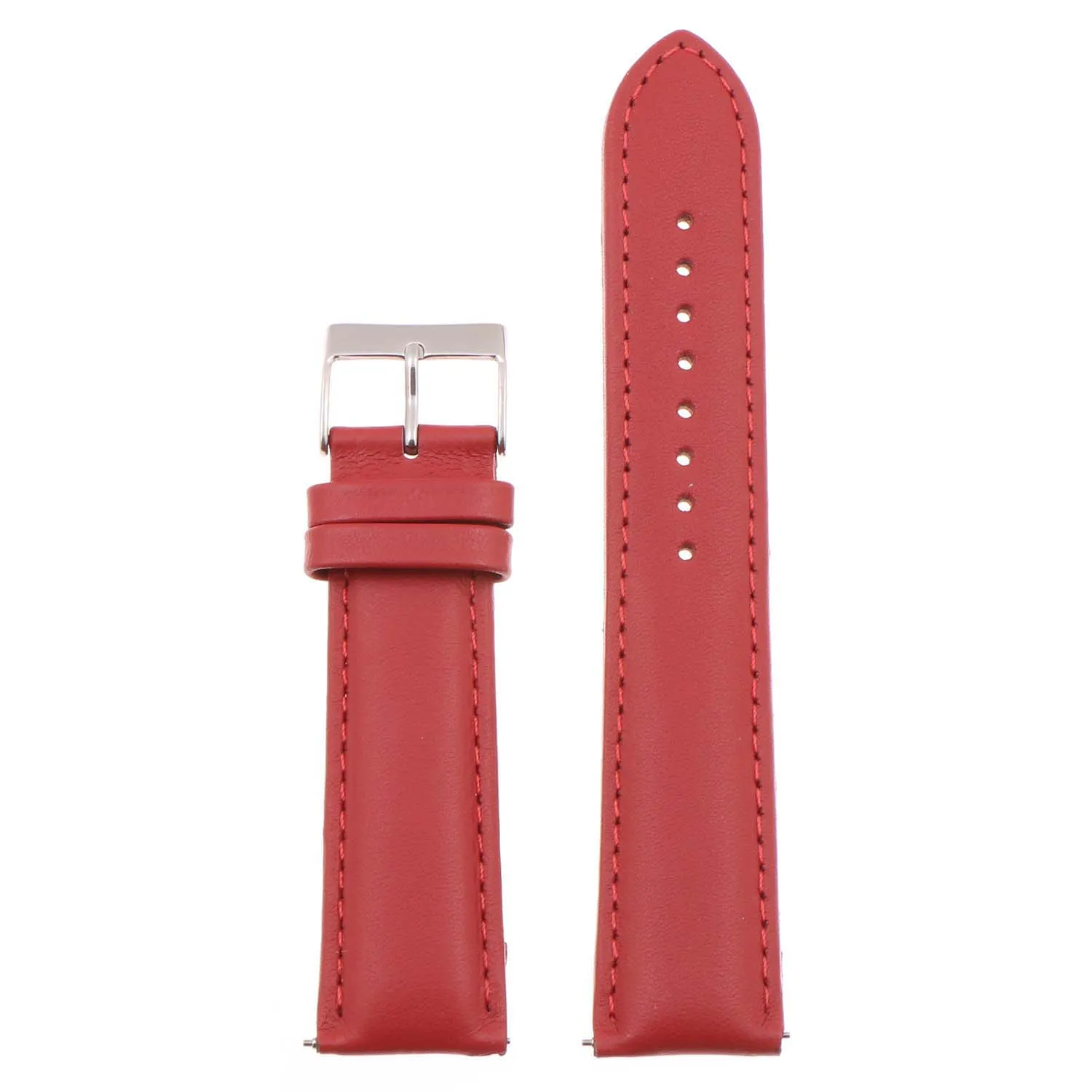 24mm Leather Smart Watch Strap (Short, Standard, Long)