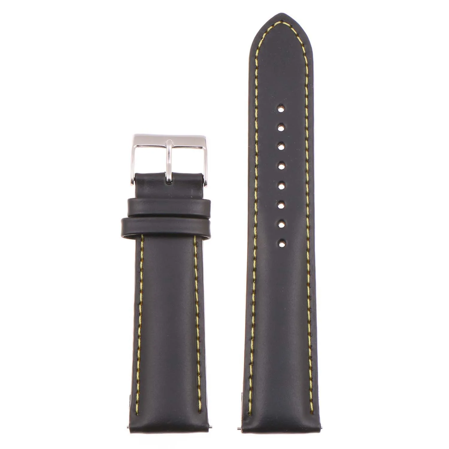 24mm Leather Smart Watch Strap (Short, Standard, Long)