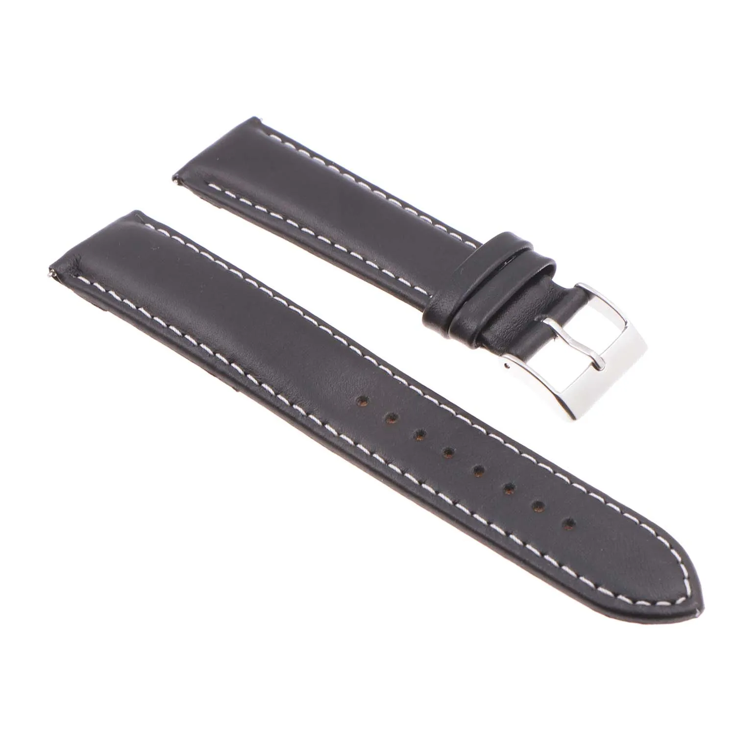 24mm Leather Smart Watch Strap (Short, Standard, Long)