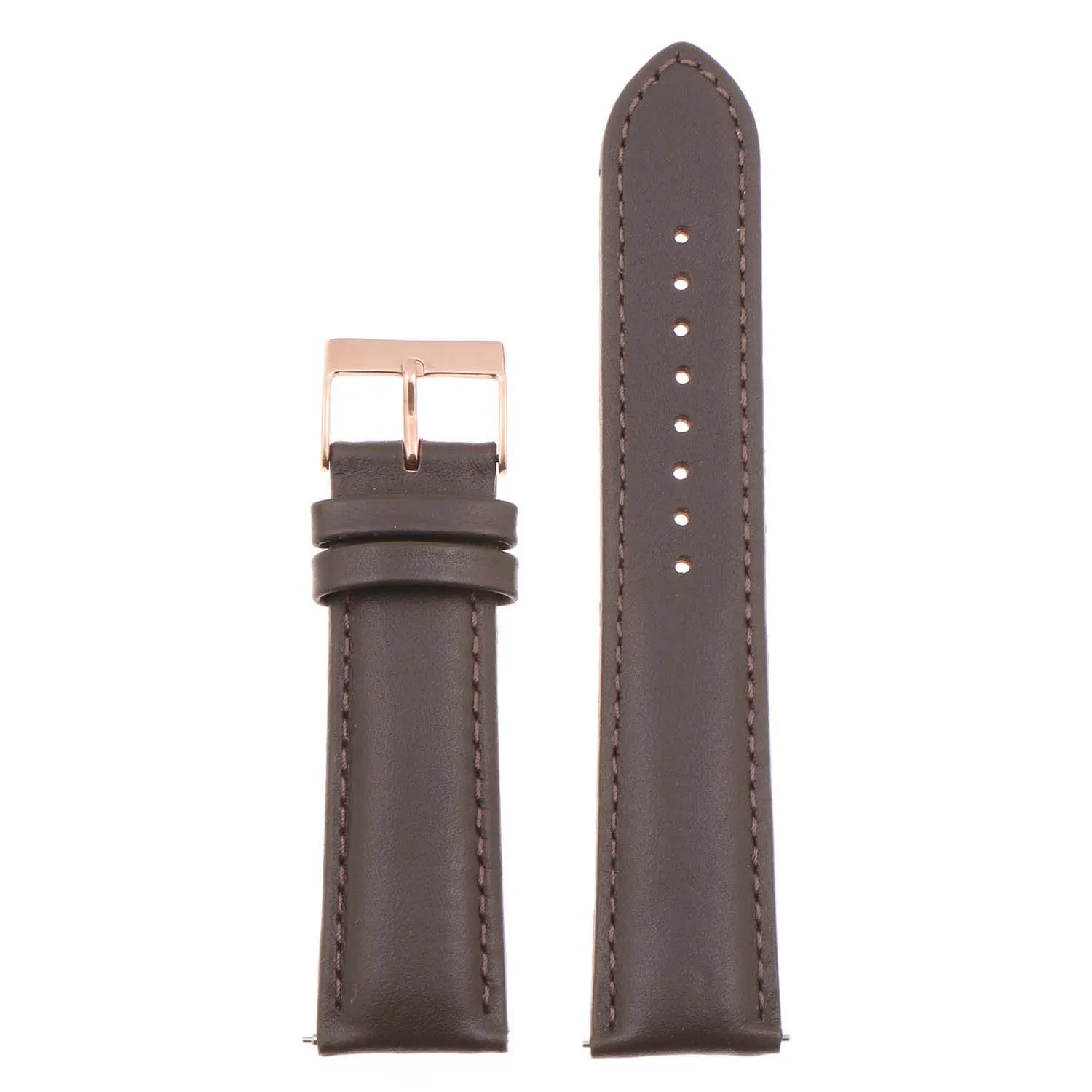 24mm Leather Smart Watch Strap (Short, Standard, Long)