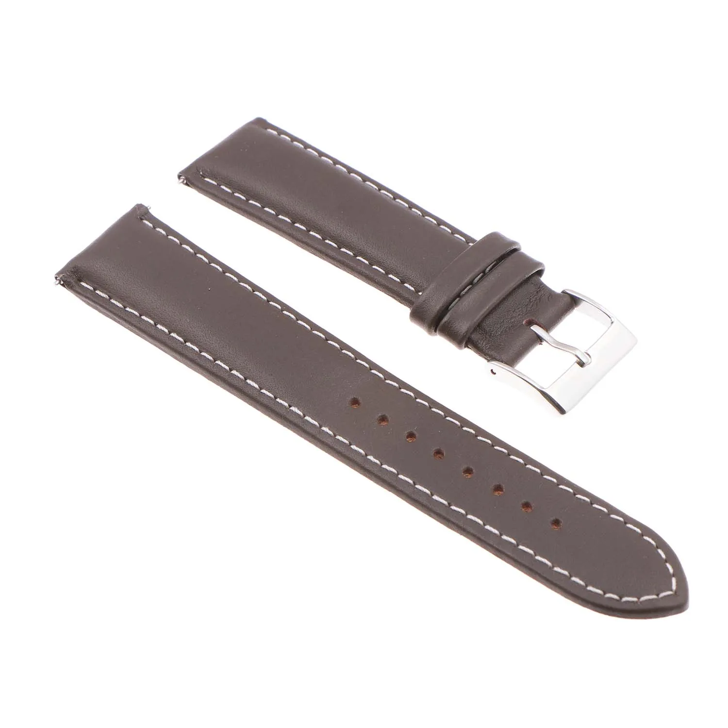 24mm Leather Smart Watch Strap (Short, Standard, Long)