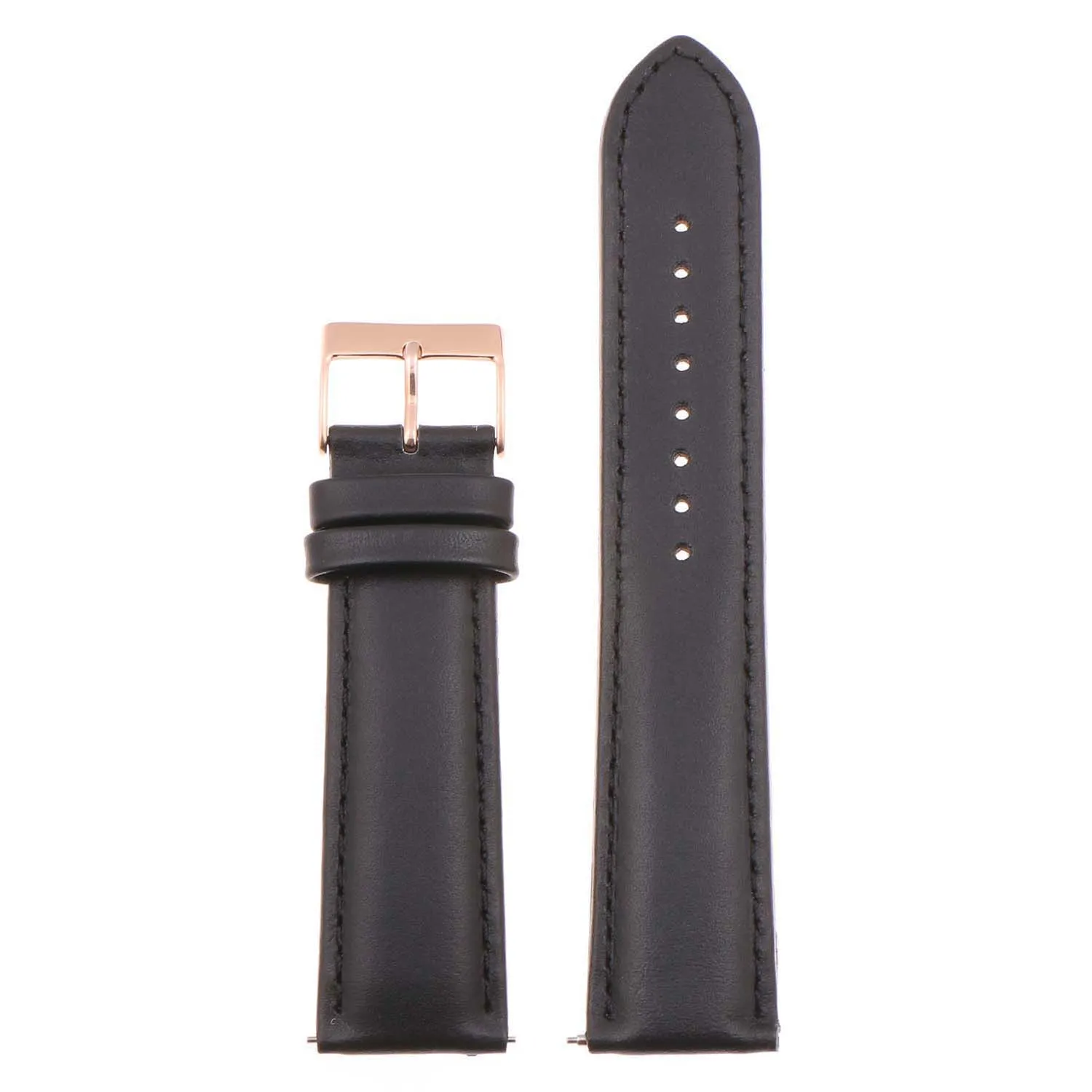 24mm Leather Smart Watch Strap (Short, Standard, Long)