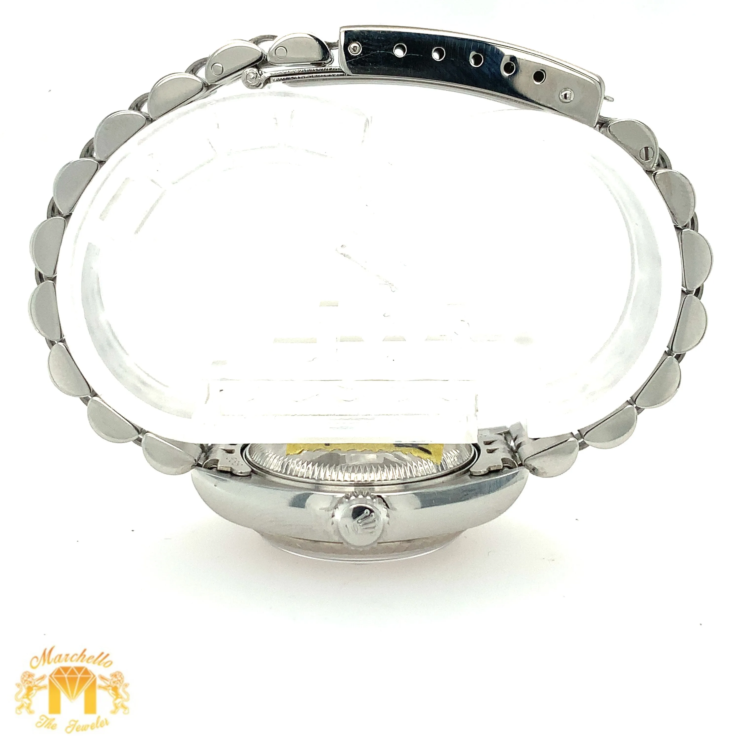26mm Ladies’ Rolex Datejust Watch with Stainless Steel Jubilee Band (quick set, factory pink mother-of-pearl dial)