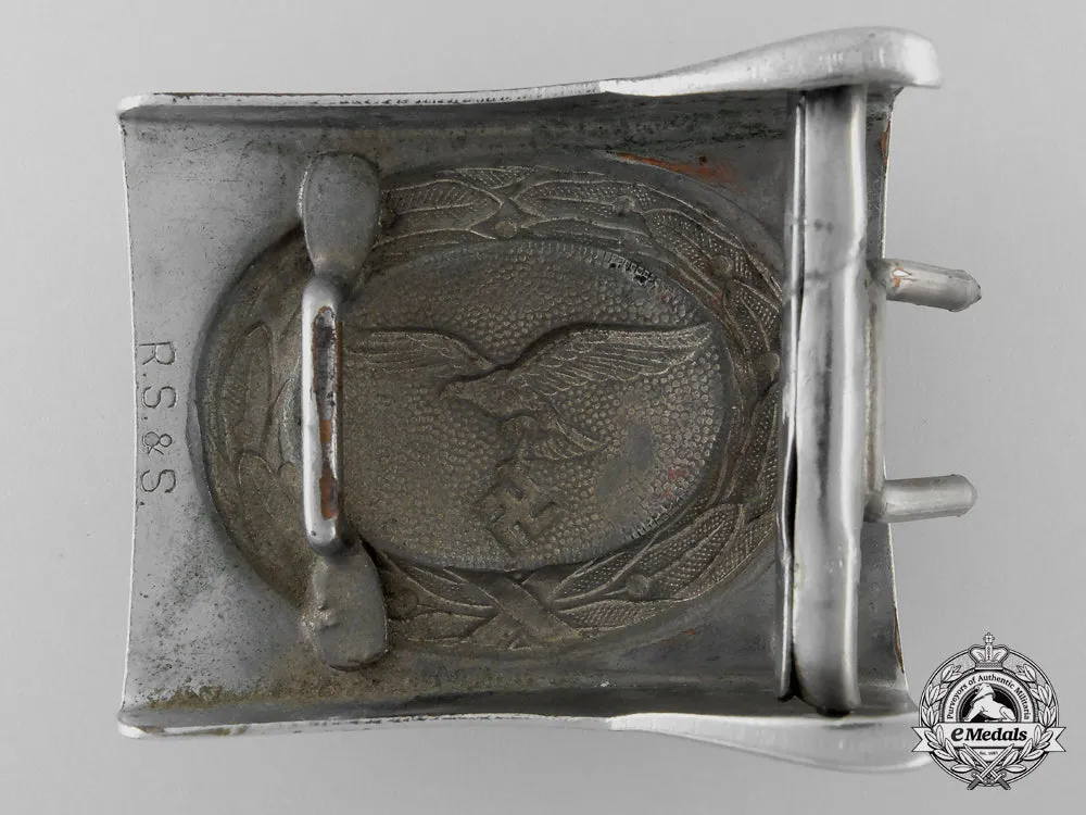 A 1942 Pattern Luftwaffe Enlisted Man's Belt Buckle By Richard Sieper & Söhne