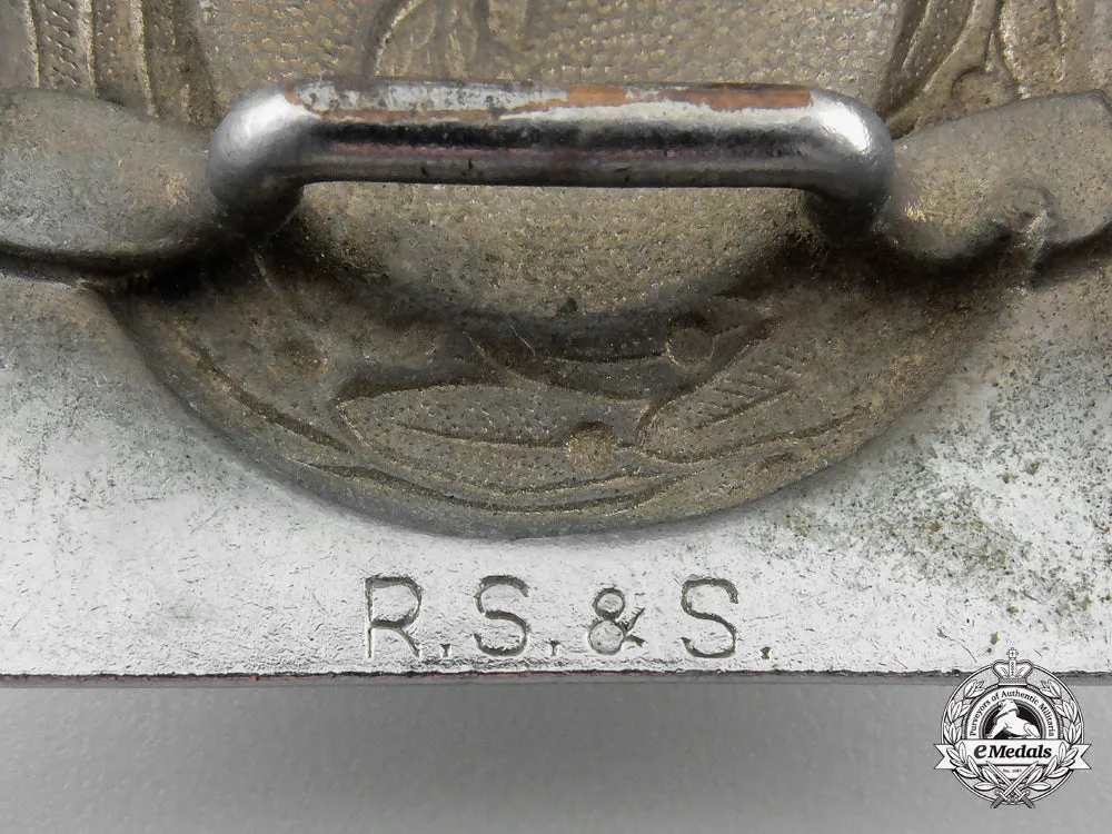 A 1942 Pattern Luftwaffe Enlisted Man's Belt Buckle By Richard Sieper & Söhne
