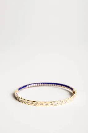 AMRAPALI LONDON | 18K YELLOW GOLD ENAMEL DIAMOND BRACELET