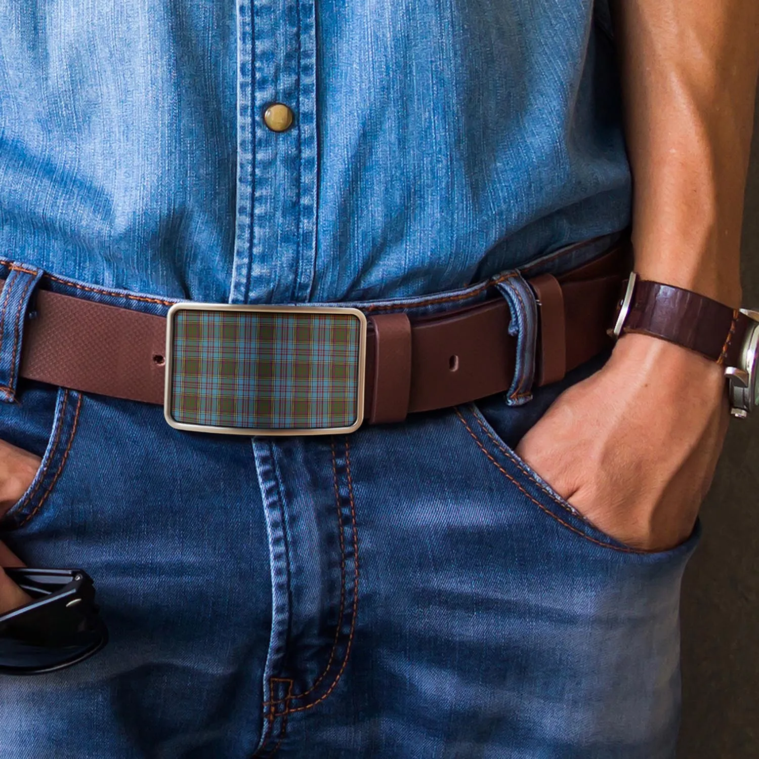 Anderson Tartan Belt Buckles