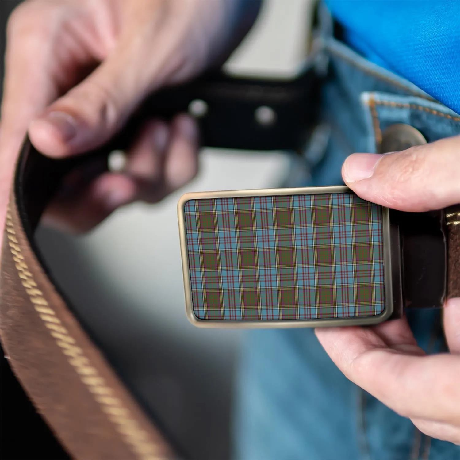 Anderson Tartan Belt Buckles