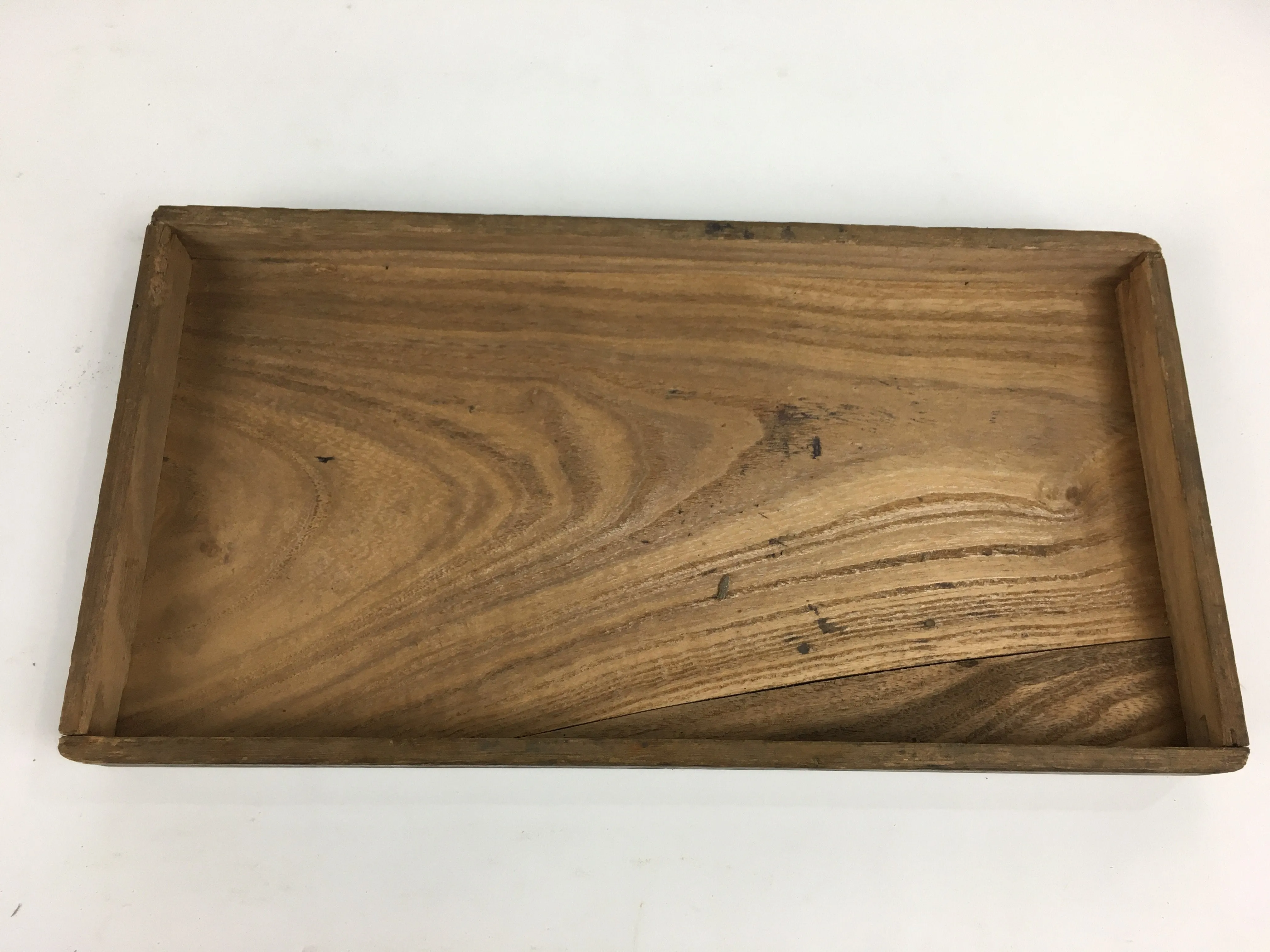 Antique C1880 Japanese Wooden Storage Box Hako Inside 32.5x15.9x21.5cm WB856
