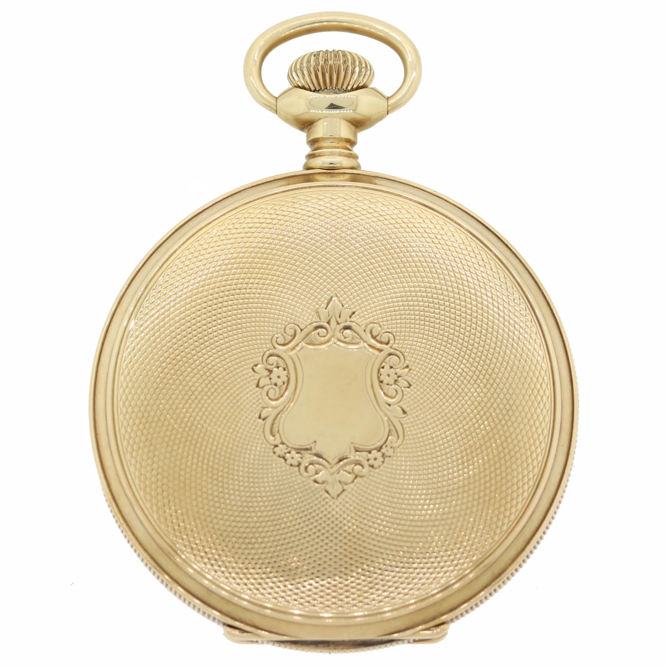 Antique Vacheron Constantin Solid 14k Gold Manual Swiss Full Hunter Pocket Watch