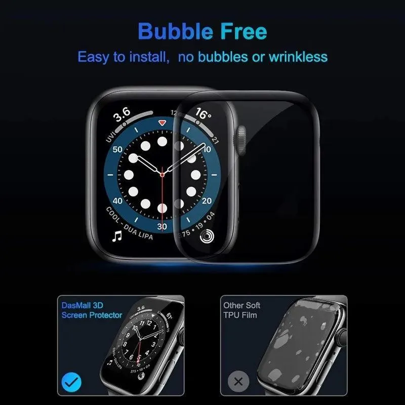 Apple Watch Ceramic Screen Protectors: Ultimate Defense - Hydrogel, Full Coverage.