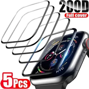 Apple Watch Ceramic Screen Protectors: Ultimate Defense - Hydrogel, Full Coverage.