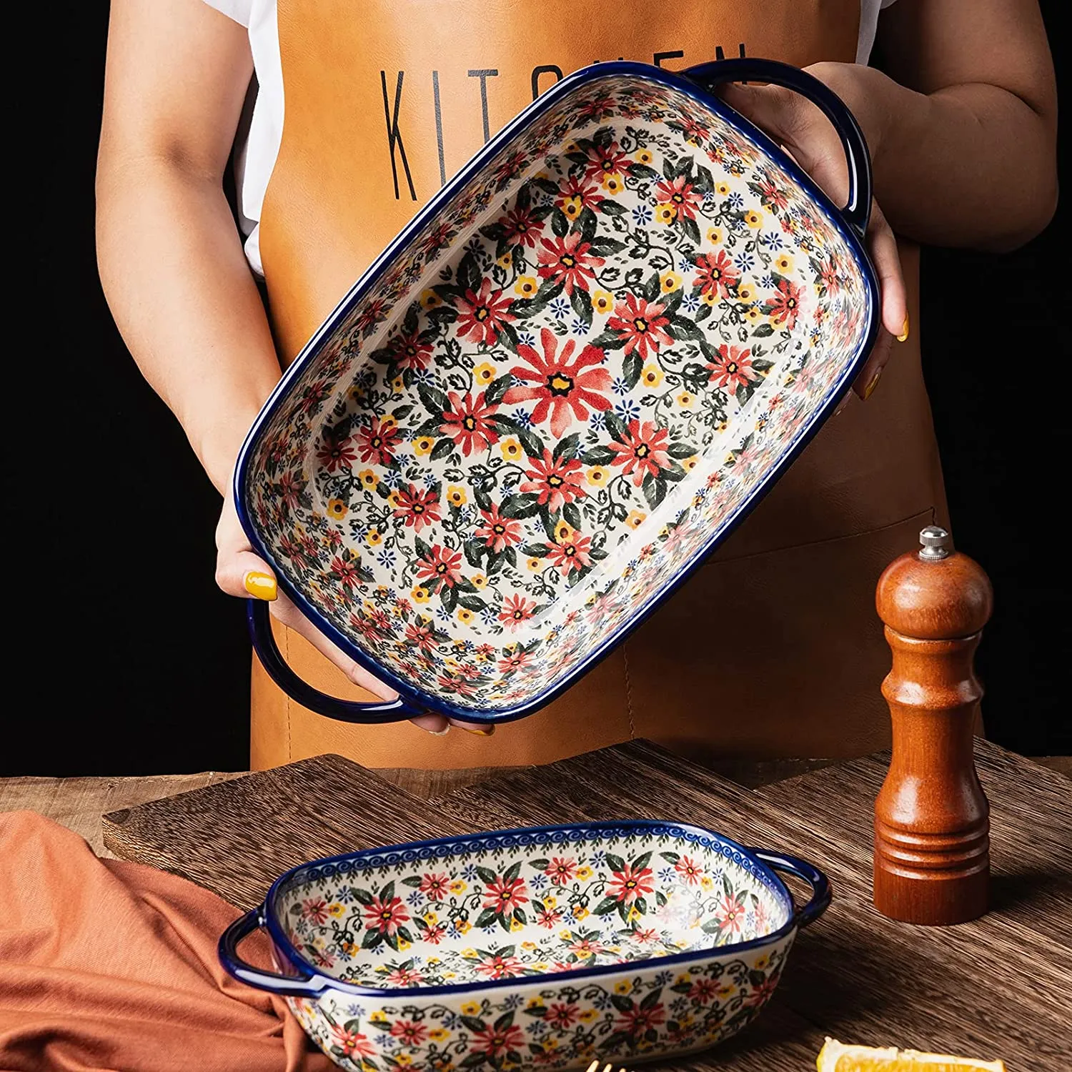 Baking Dish Ceramic Set 2pcs