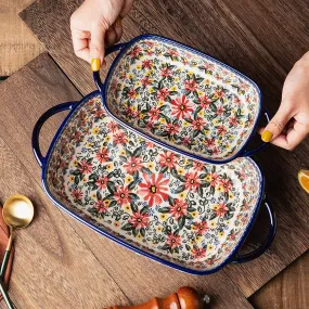 Baking Dish Ceramic Set 2pcs