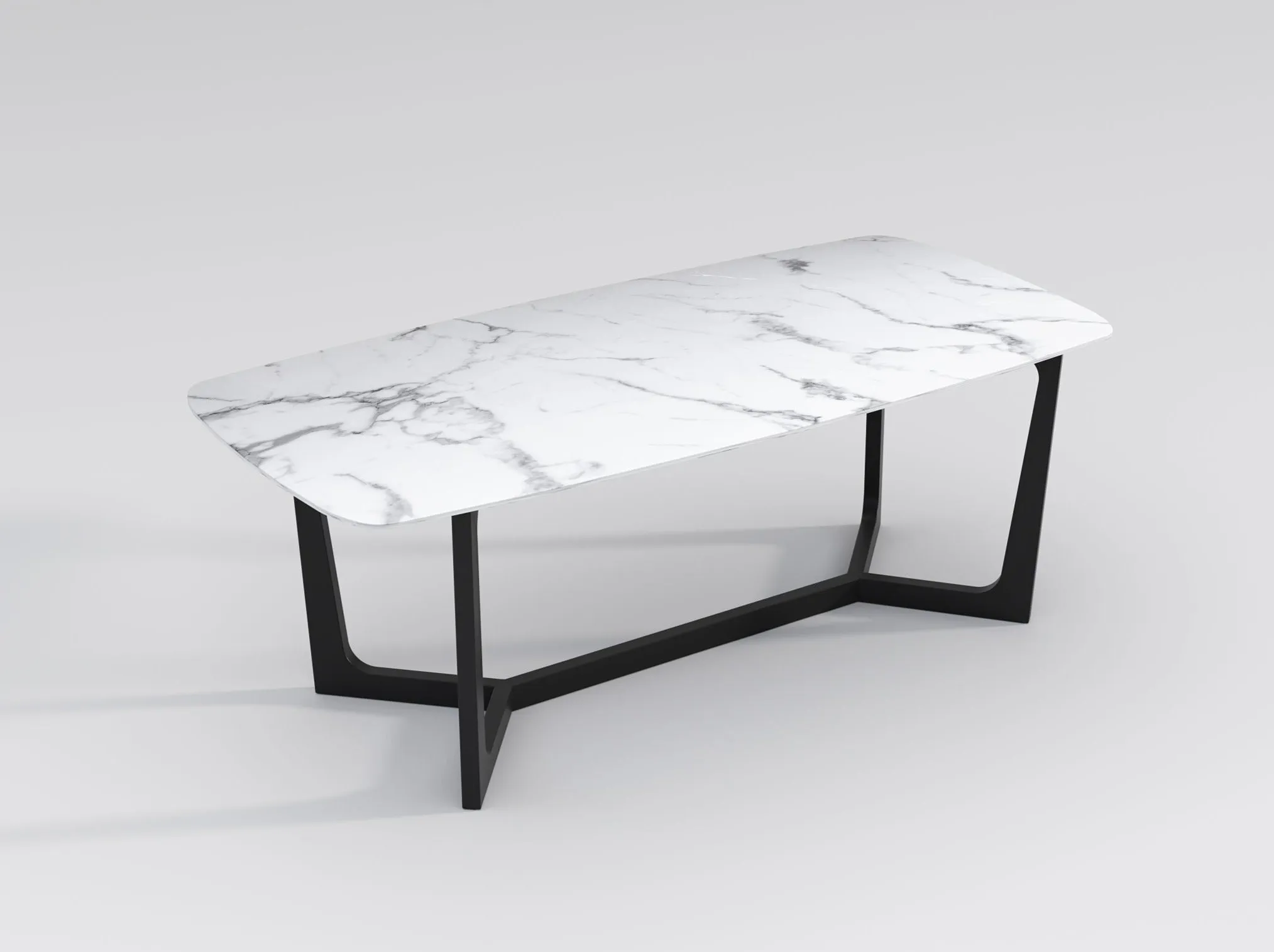 Barley Dining Table/Timber Legs/Ceramic/Marble Tabletop