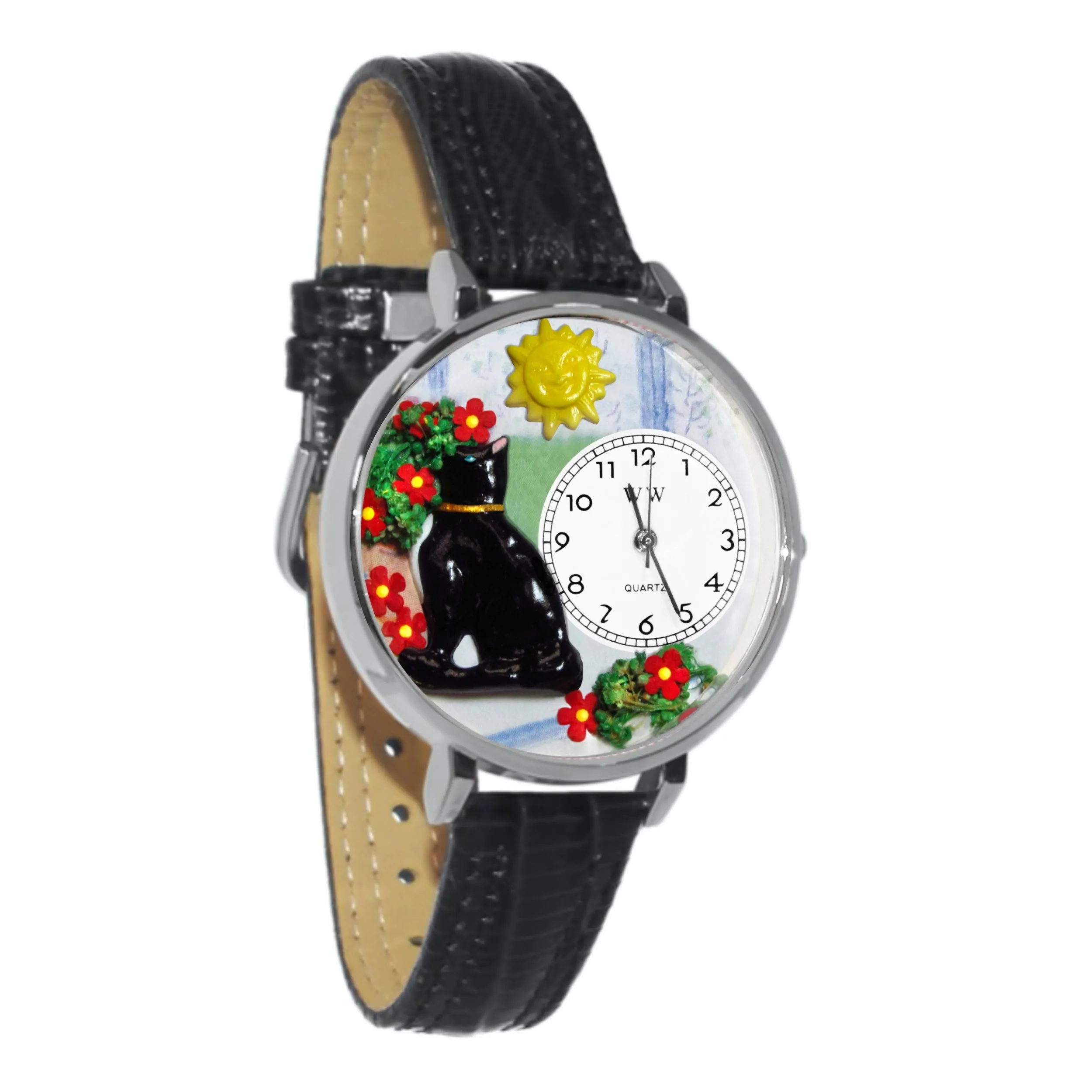 Basking Cat 3D Watch Large Style